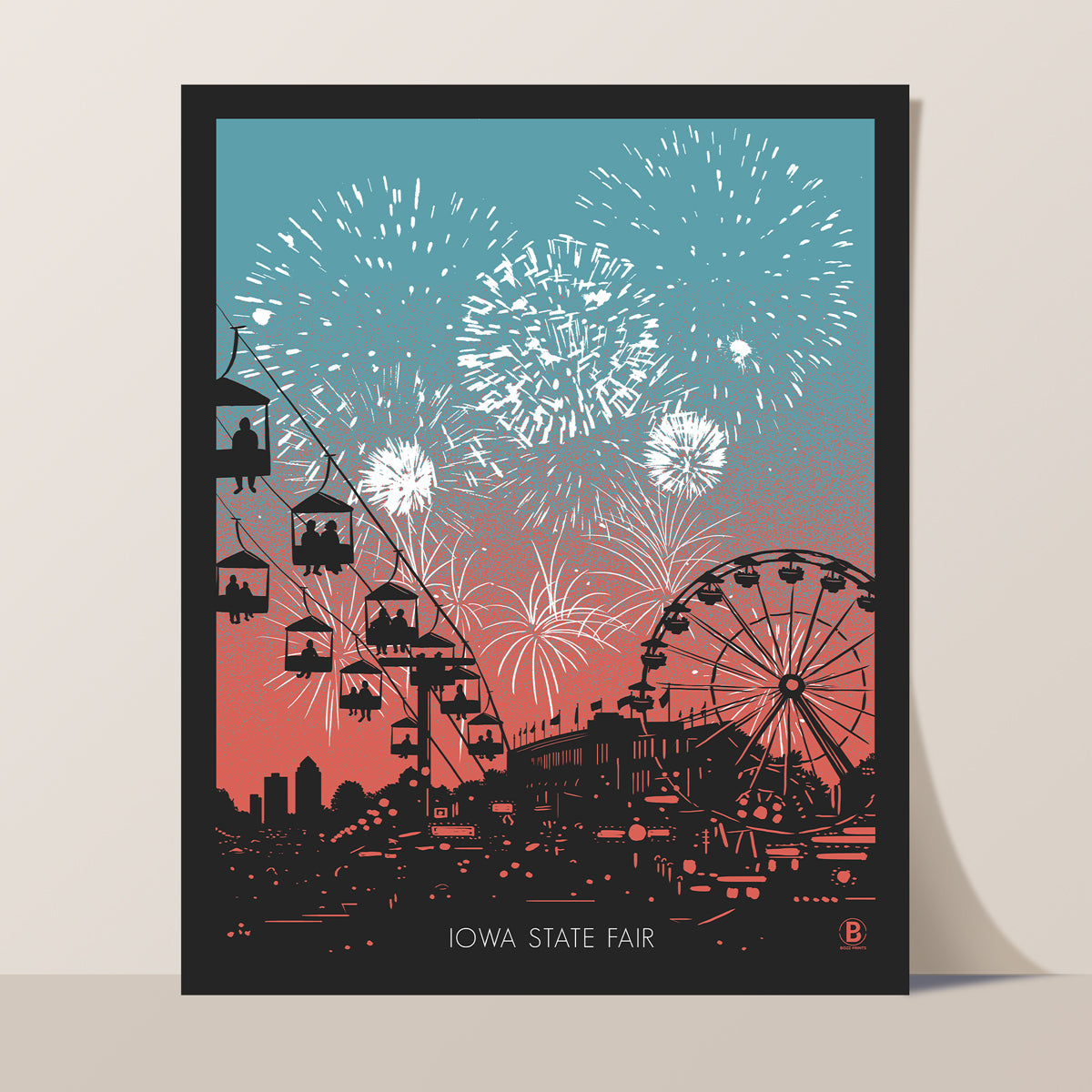 Iowa State Fair Fireworks Print