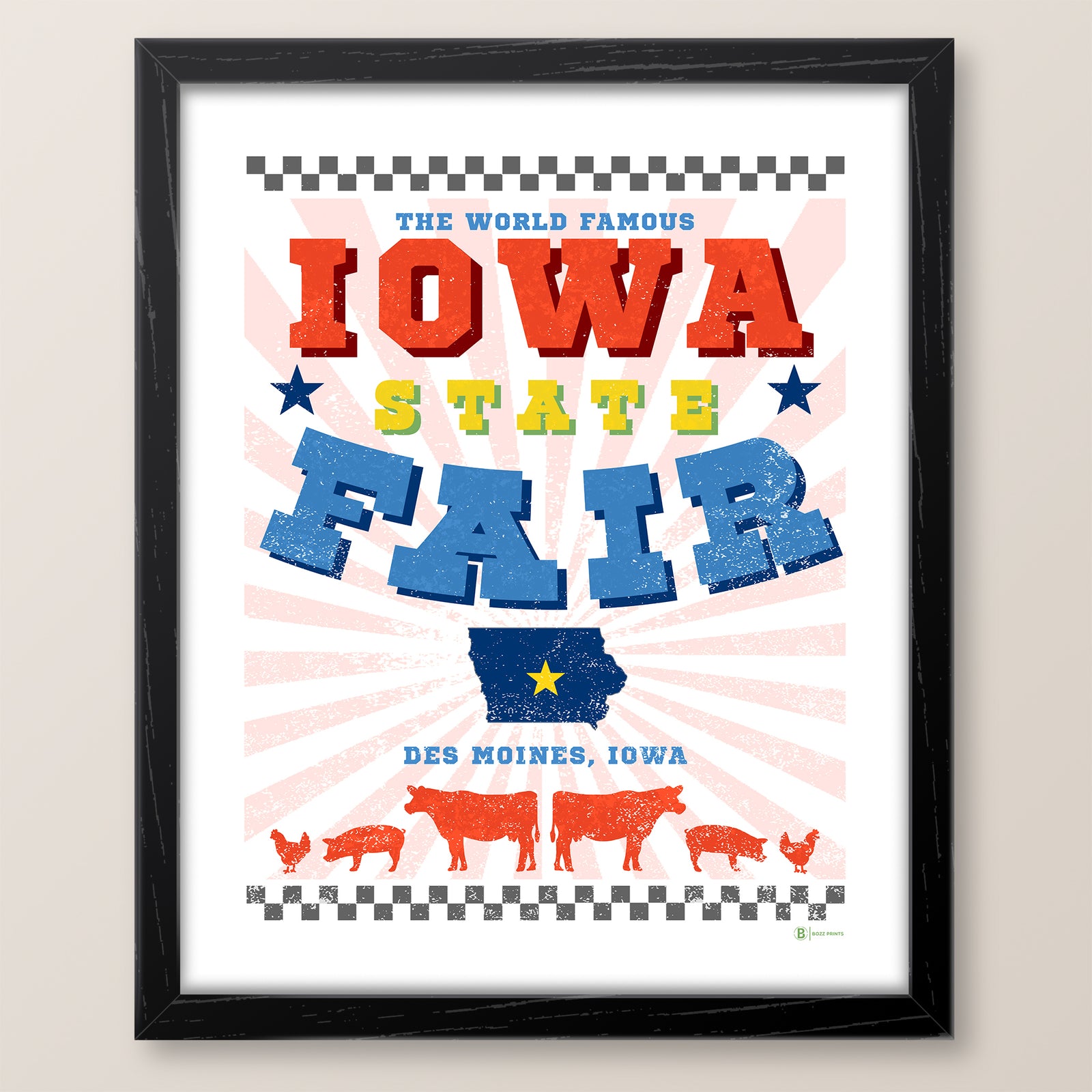 The World Famous Iowa State Fair Print