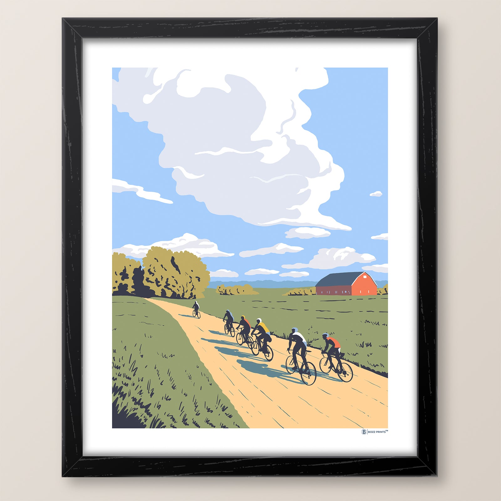 Pedal Iowa Print