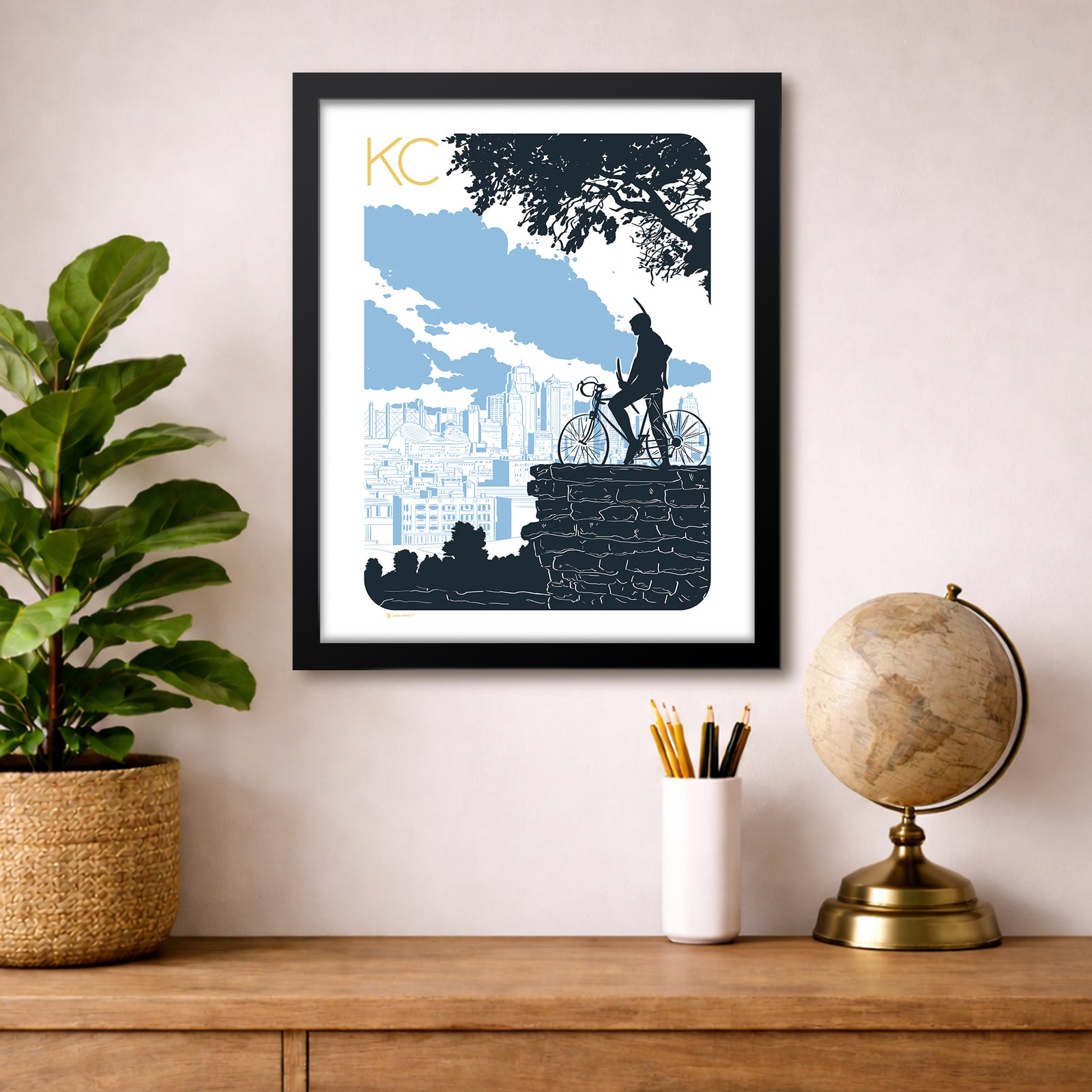 Kansas City Bike Scout Print