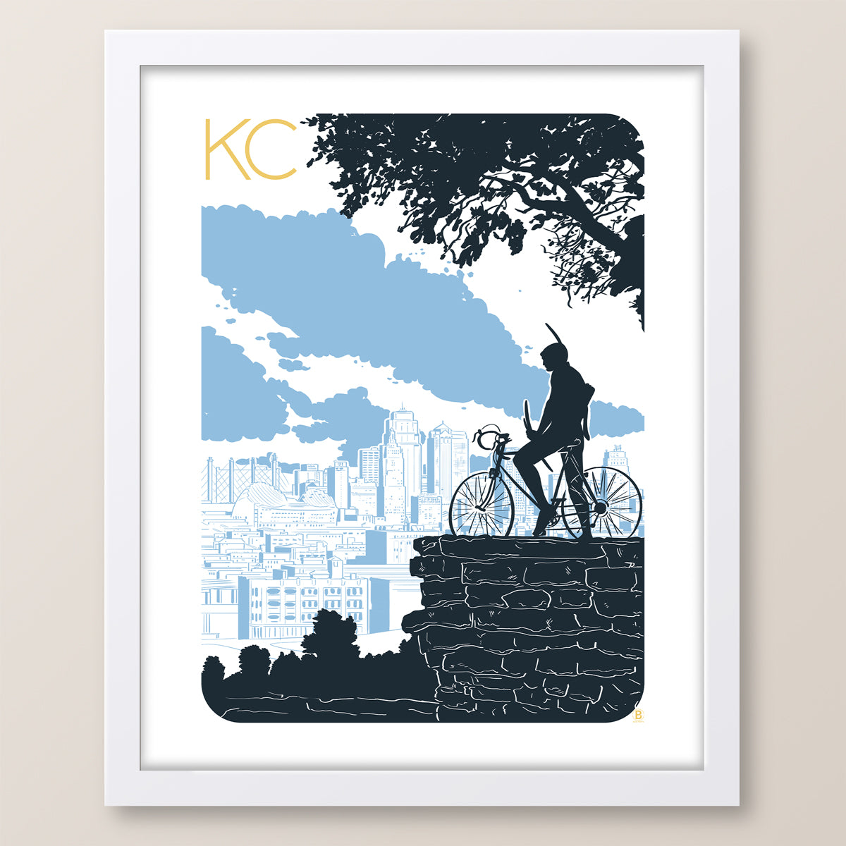 Kansas City Bike Scout Print
