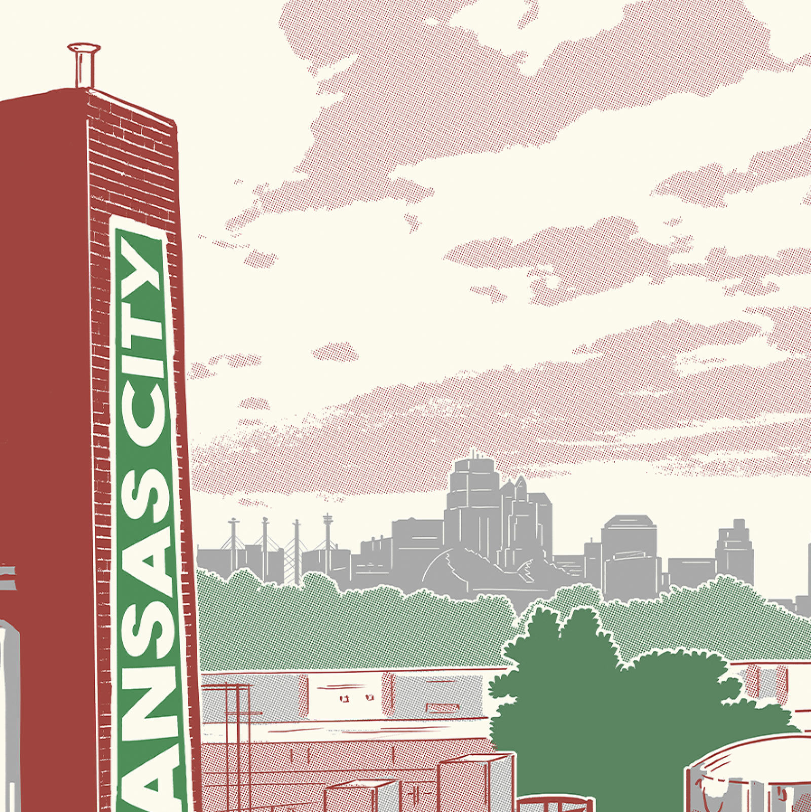 Kansas City Brewery Print