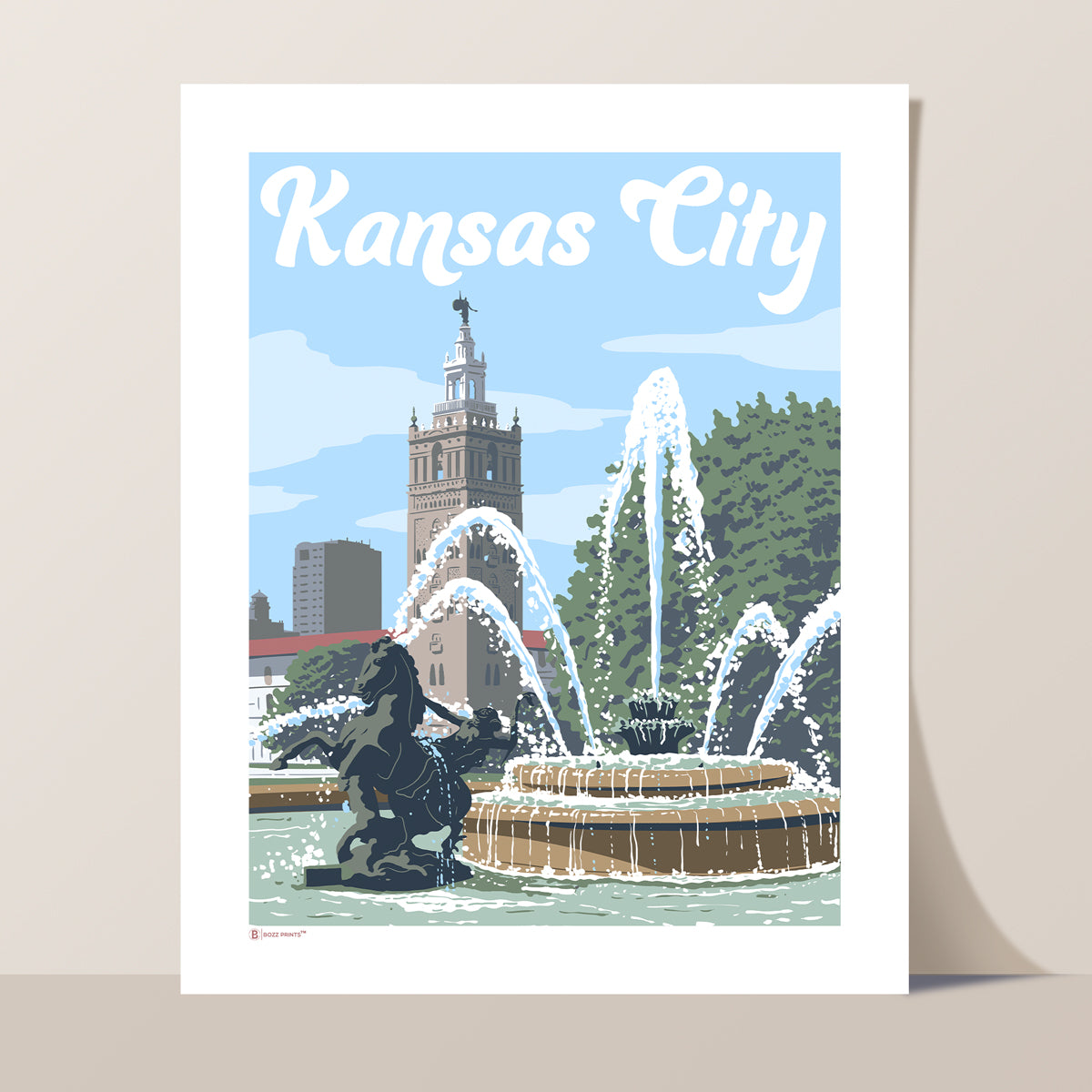 Kansas City Country Club Plaza Print