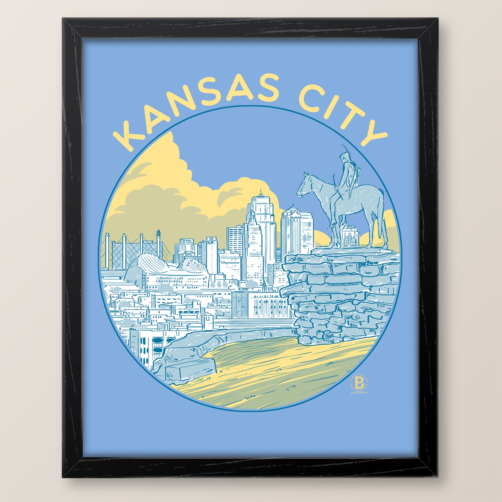 Kansas City Circle Print