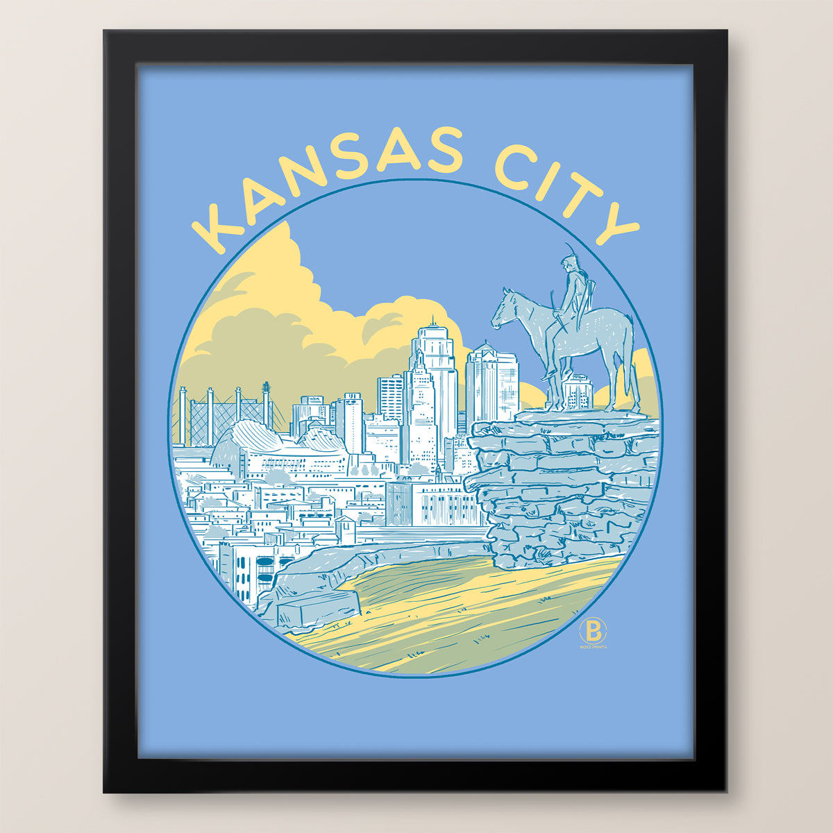 Kansas City Circle Print
