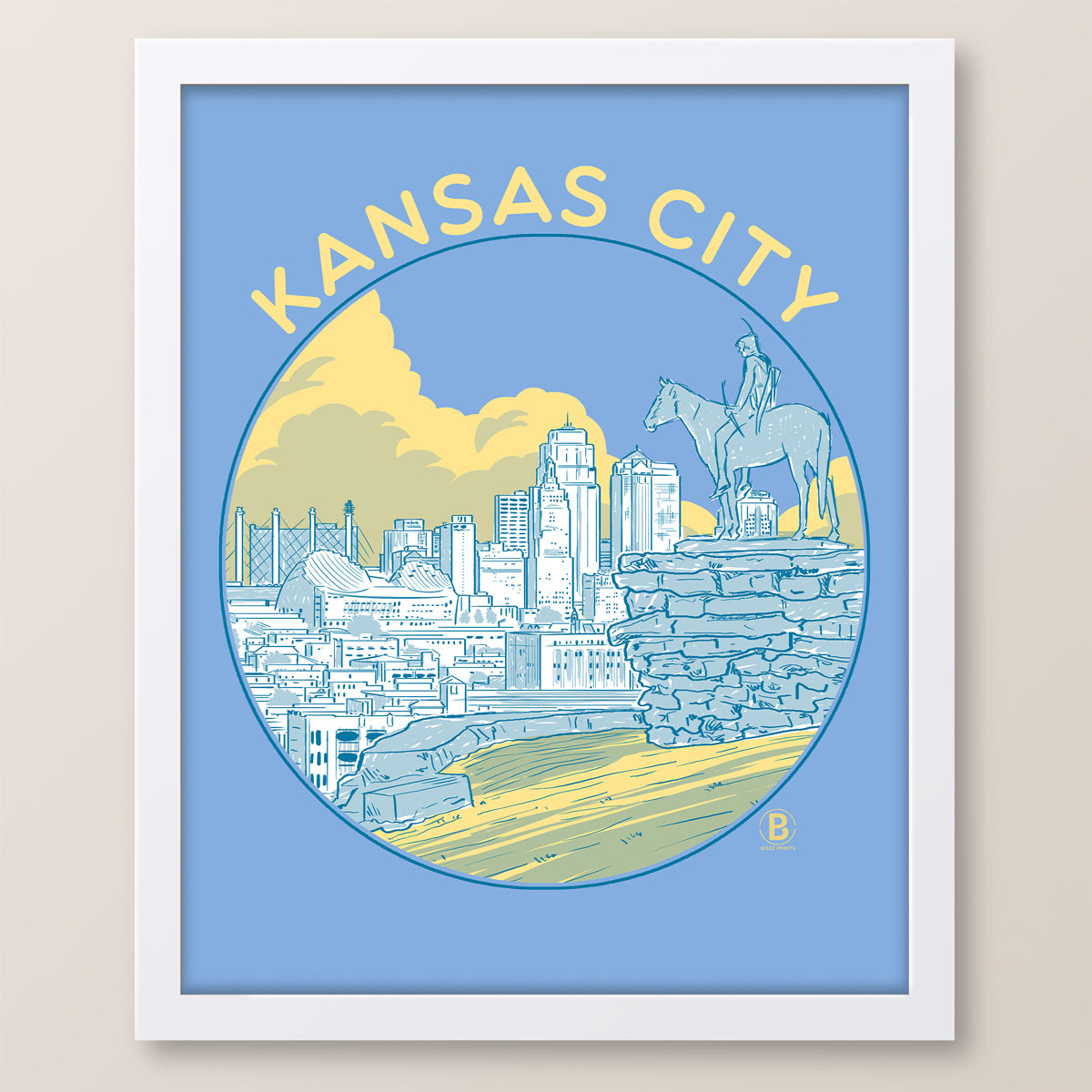 Kansas City Circle Print