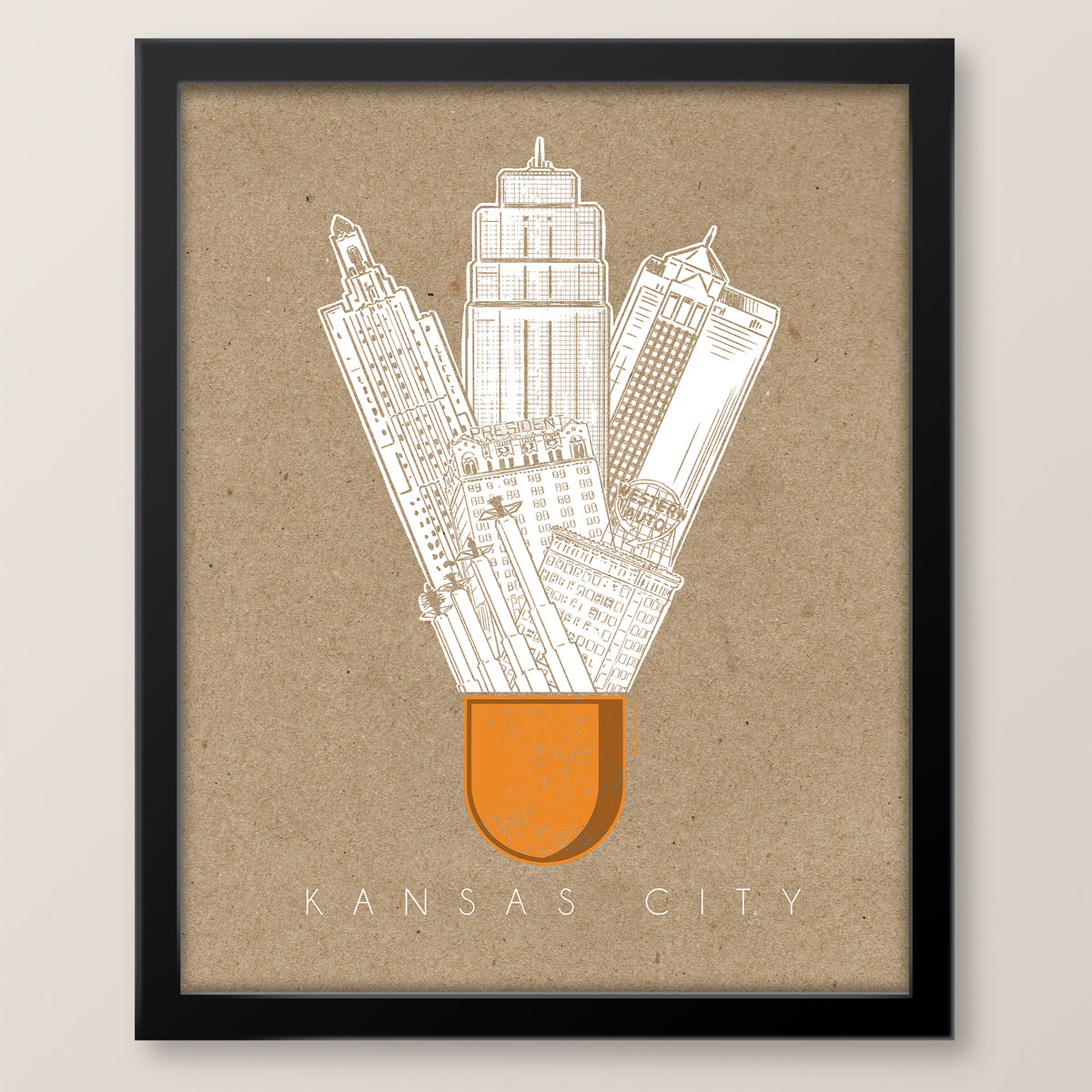 Kansas City Icons Print