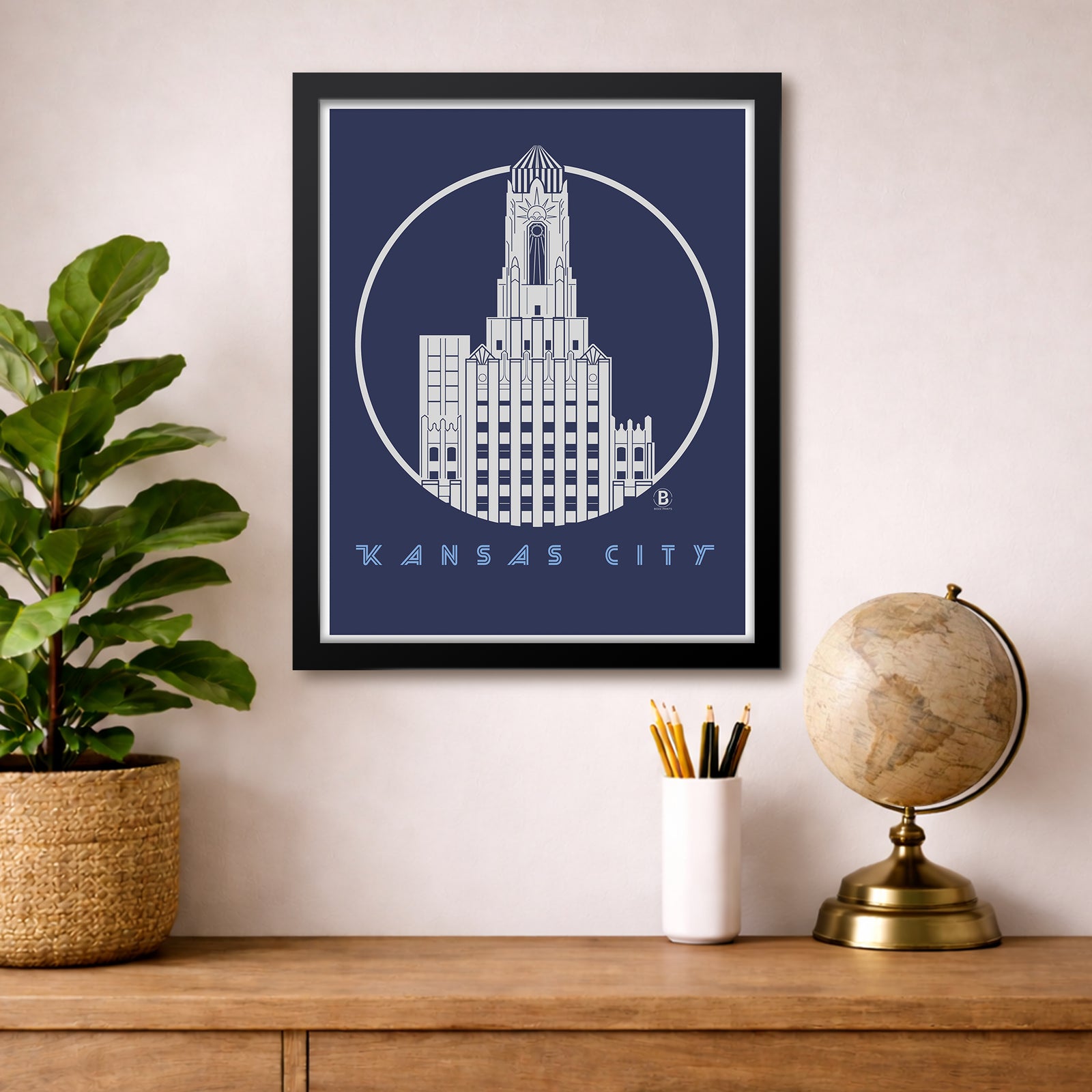 Kansas City Power & Light Icon Print