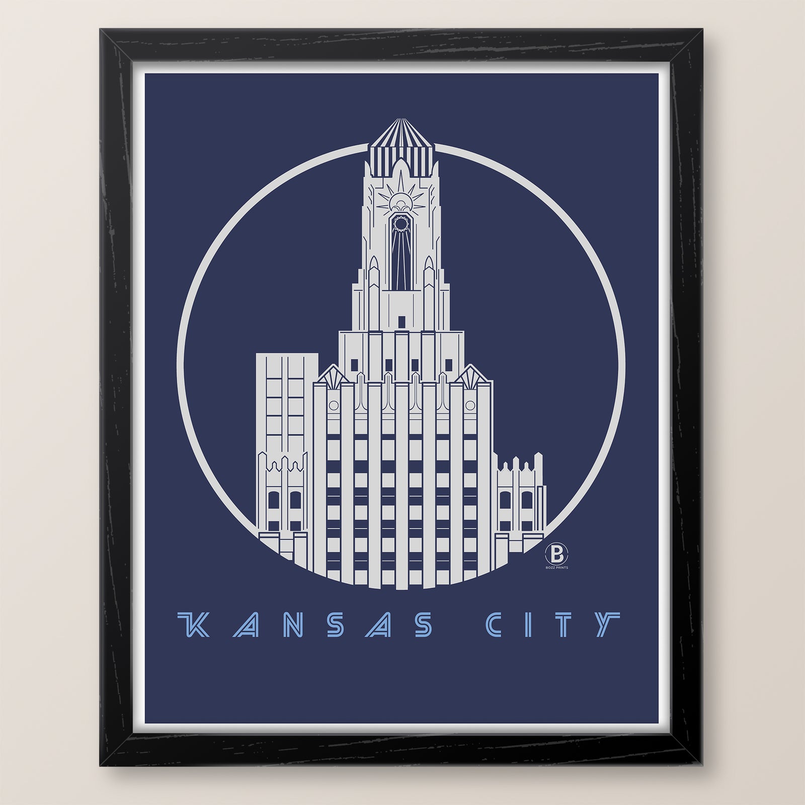 Kansas City Power & Light Icon Print