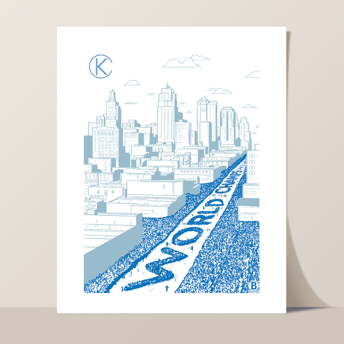 Kansas City World Champions Print
