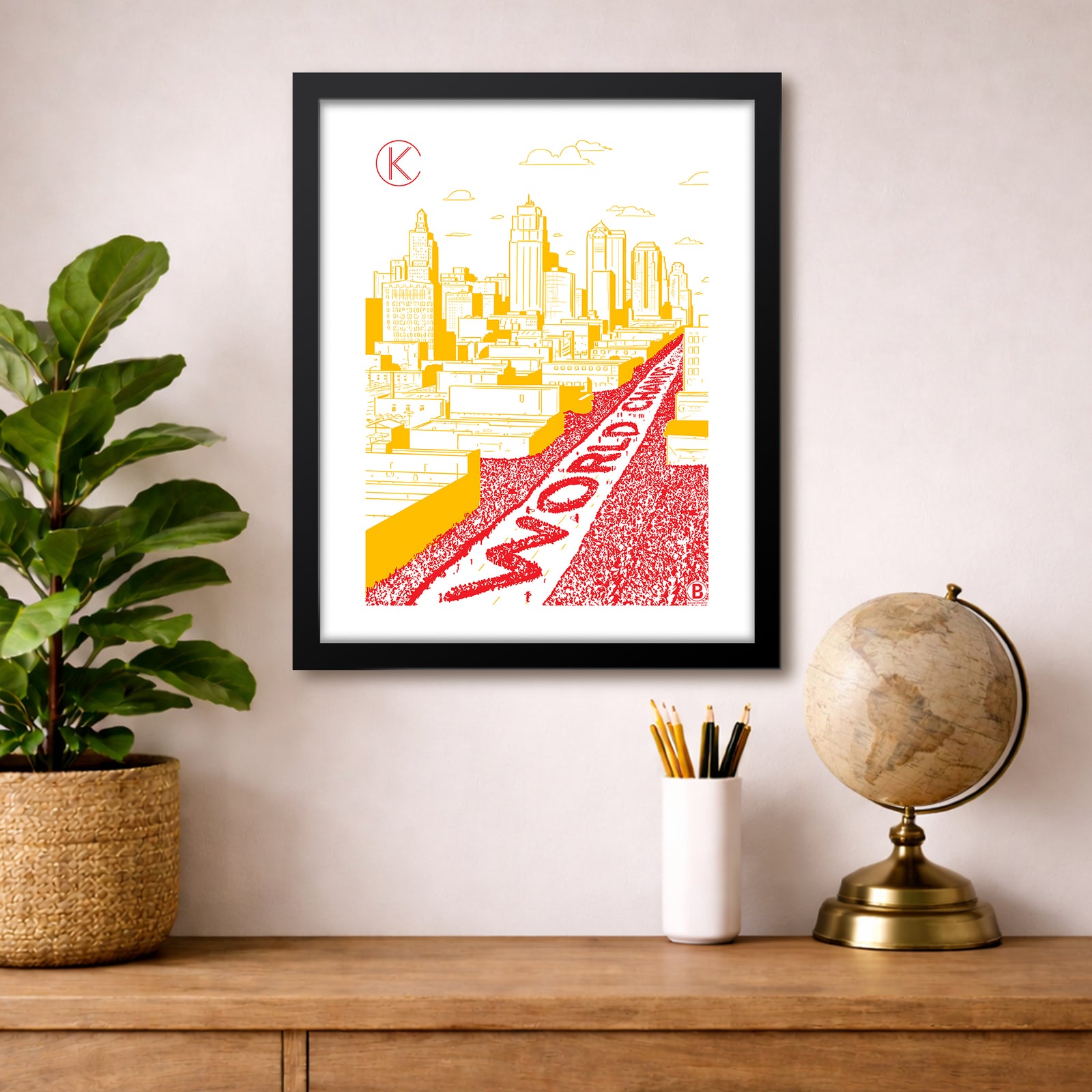 Kansas City World Champs Parade Print