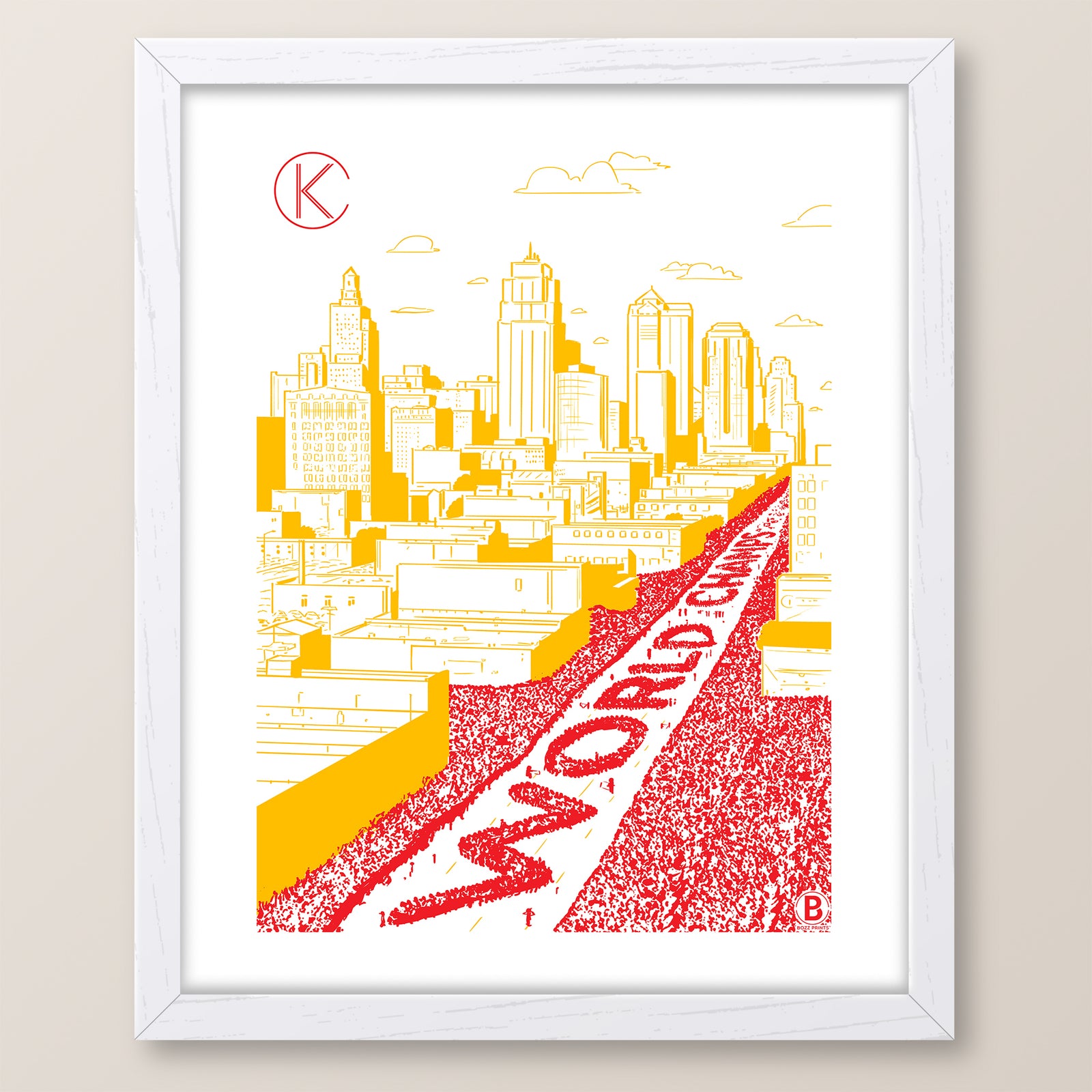 Kansas City World Champs Parade Print