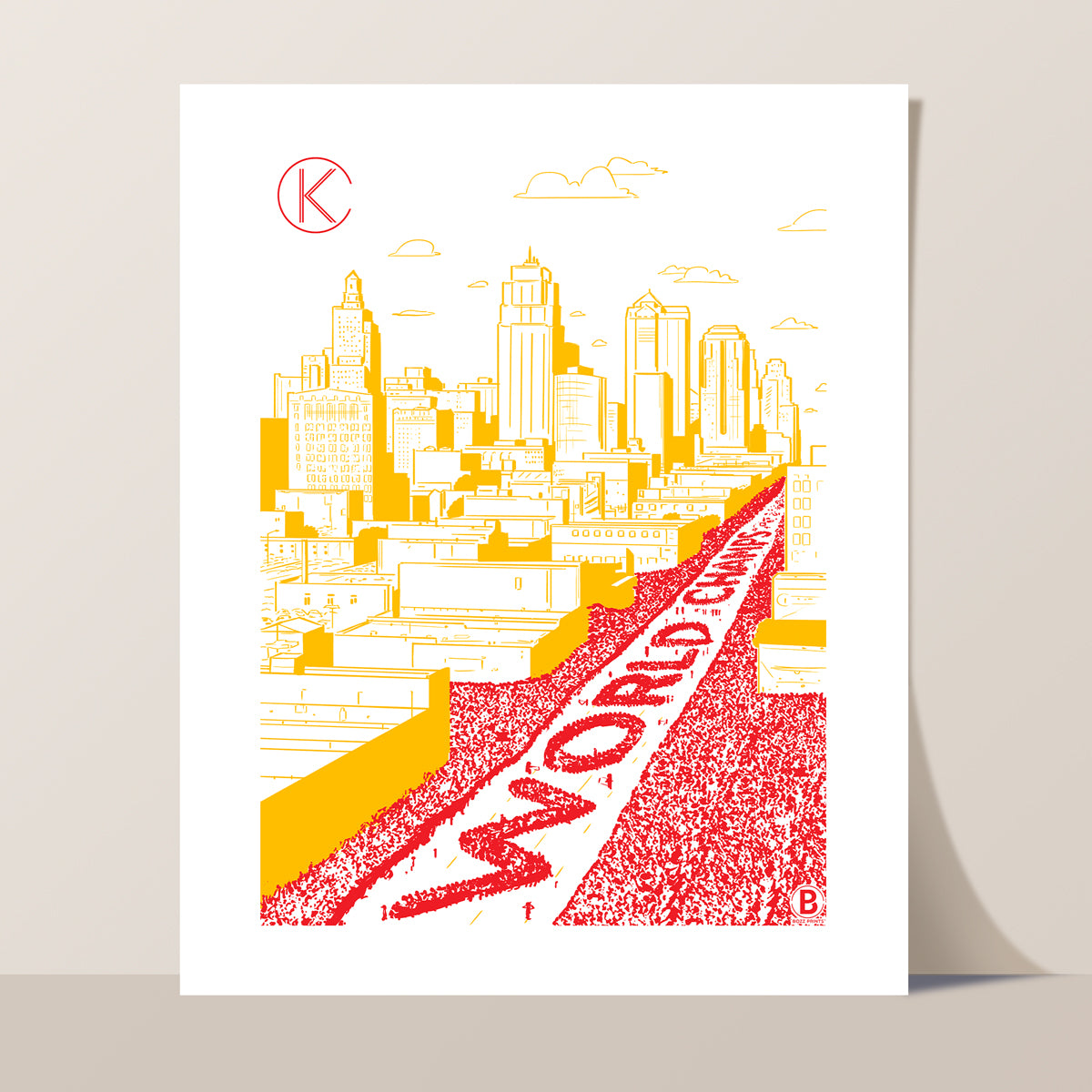 Kansas City World Champs Parade Print