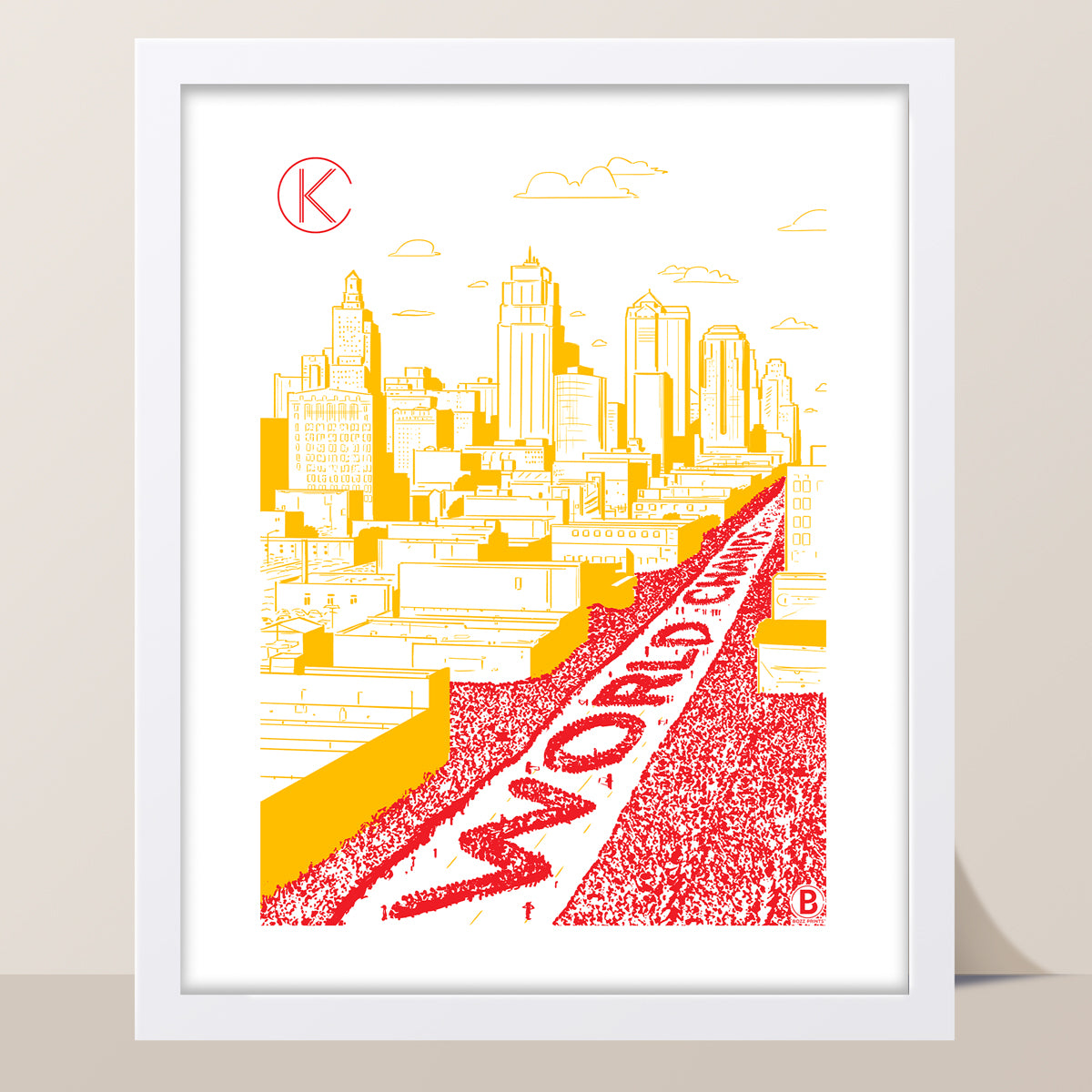 Kansas City World Champs Parade Print