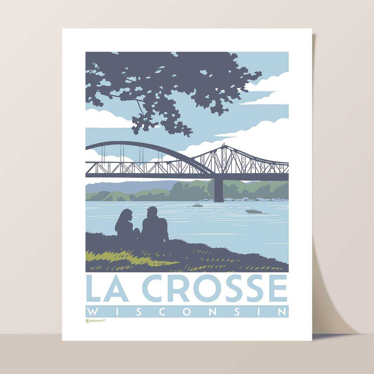 La Crosse Riverside Park Print