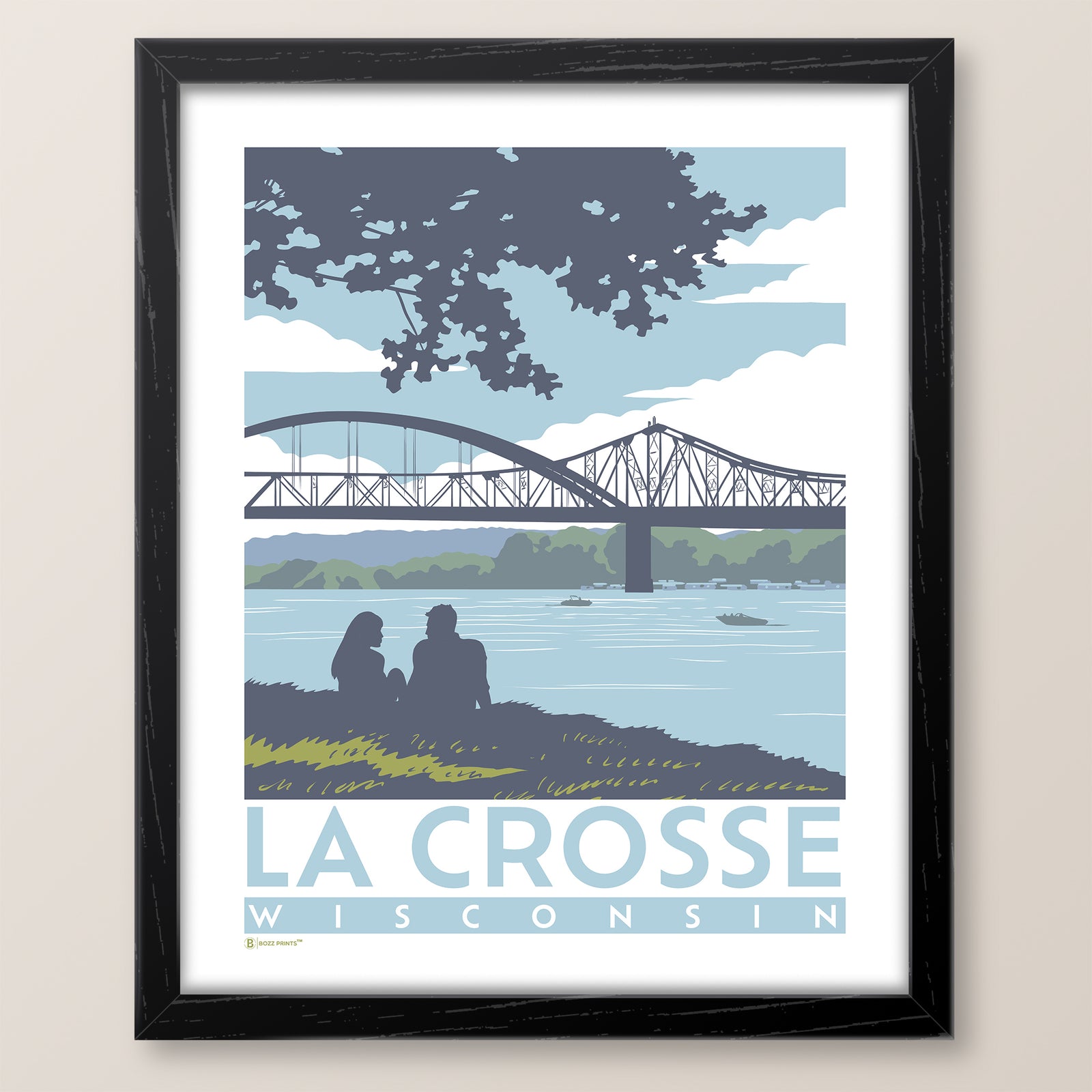 La Crosse Riverside Park Print