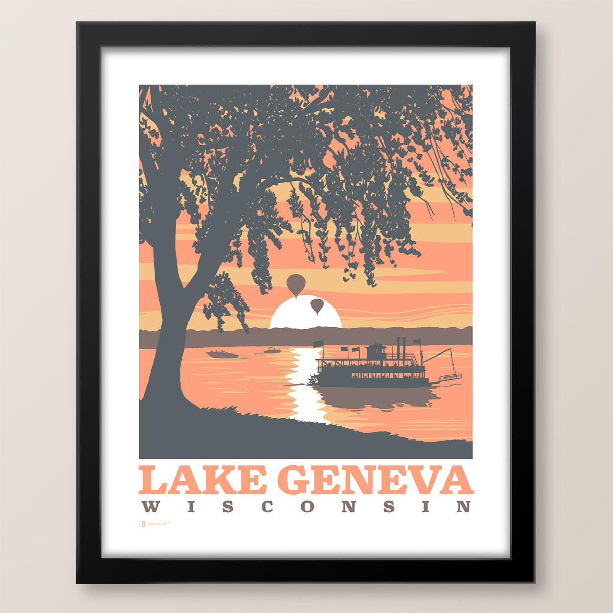 Lake Geneva Print