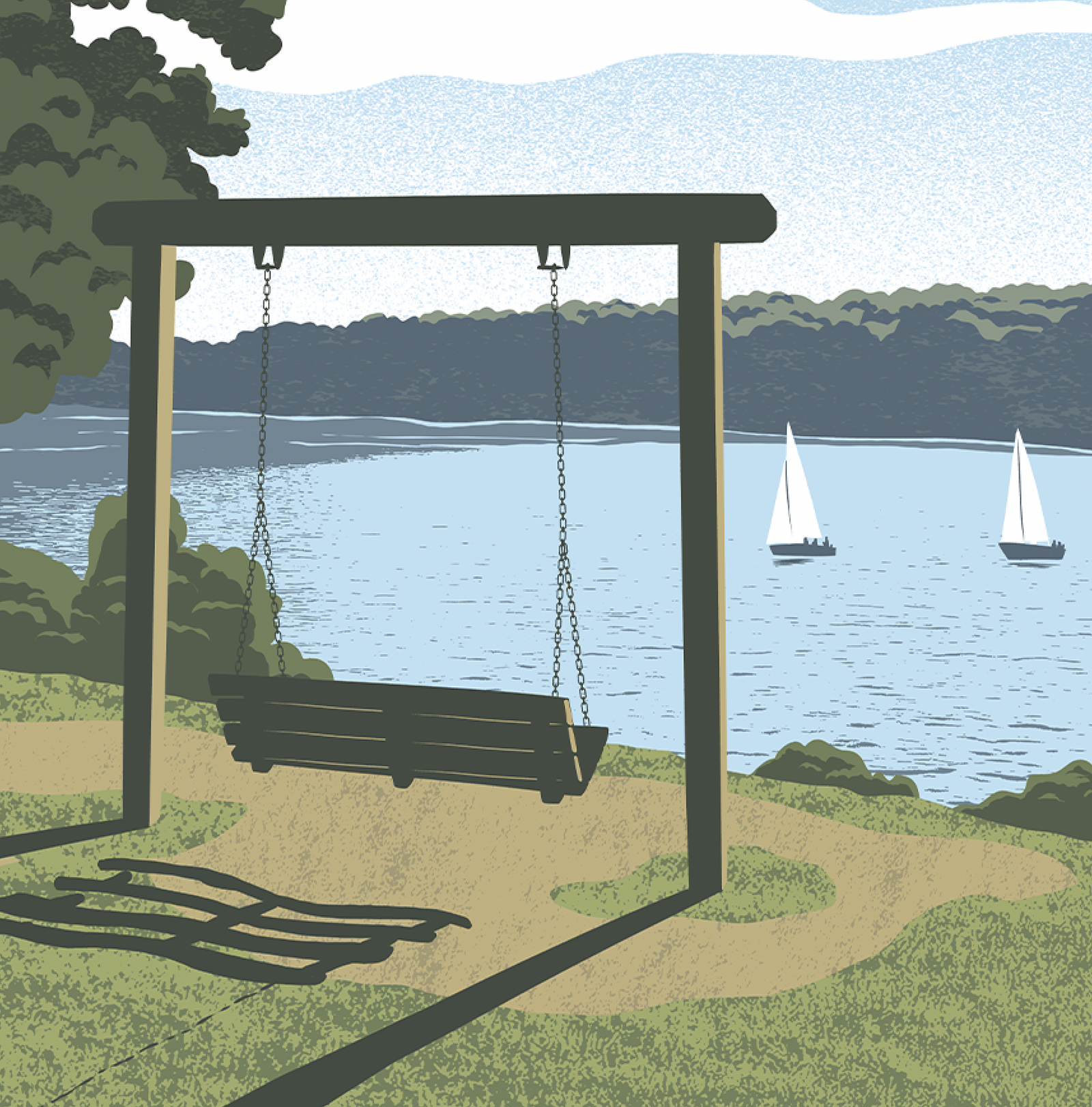 Lake MacBride State Park Print