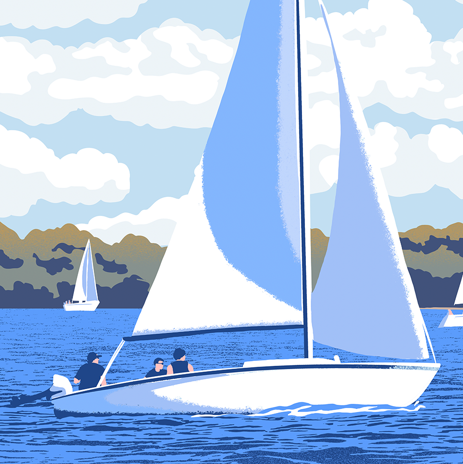 Lake Minnetonka Sailing Print