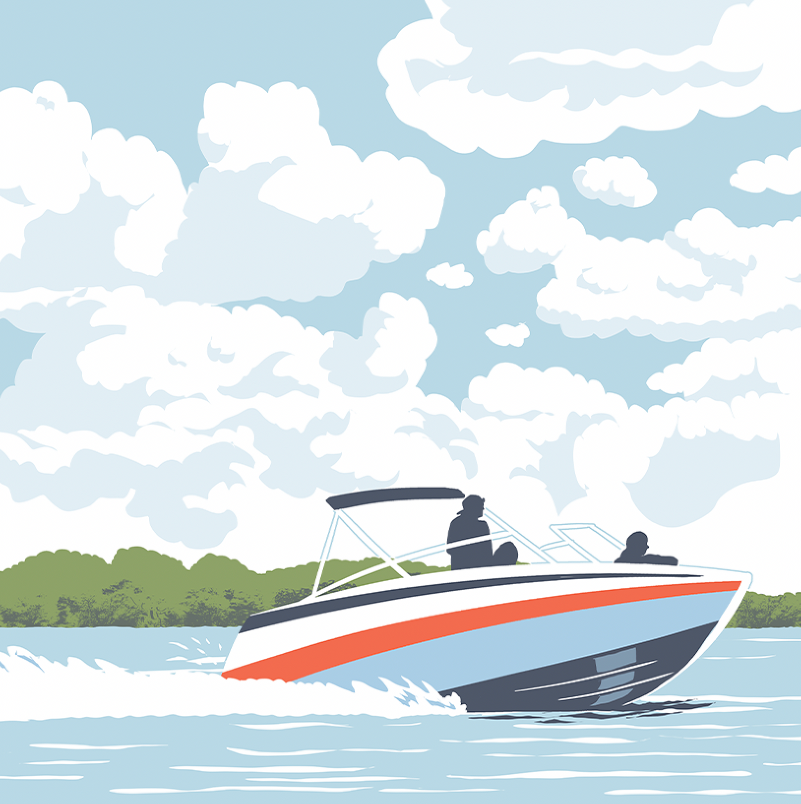 Lake of the Ozarks Sky Postcard