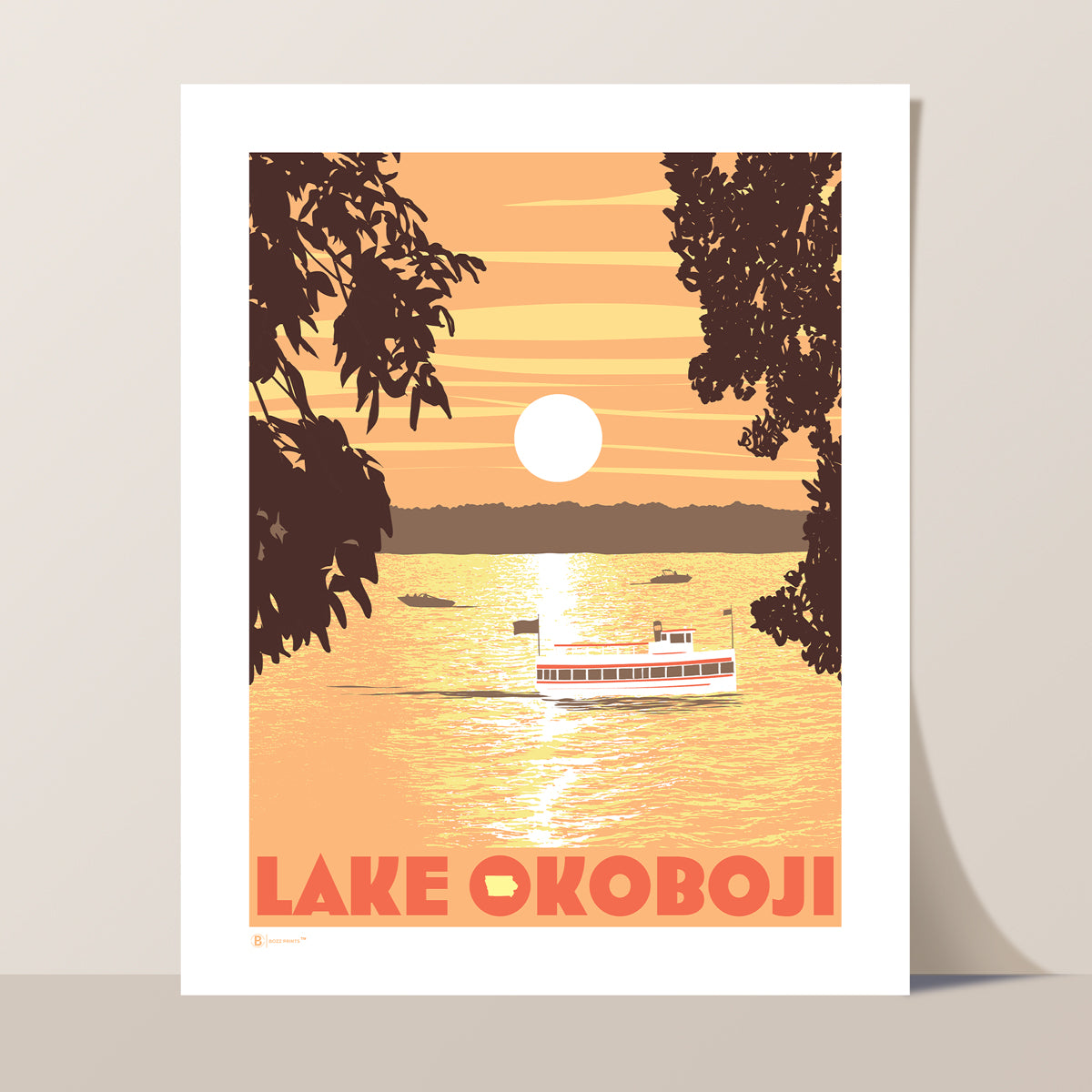 Lake Okoboji Sunset Print