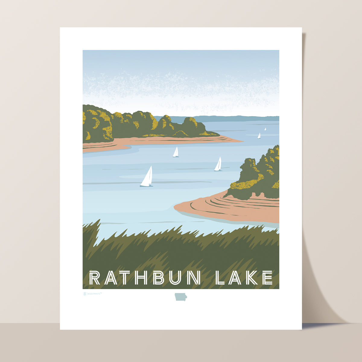 Rathbun Lake Print