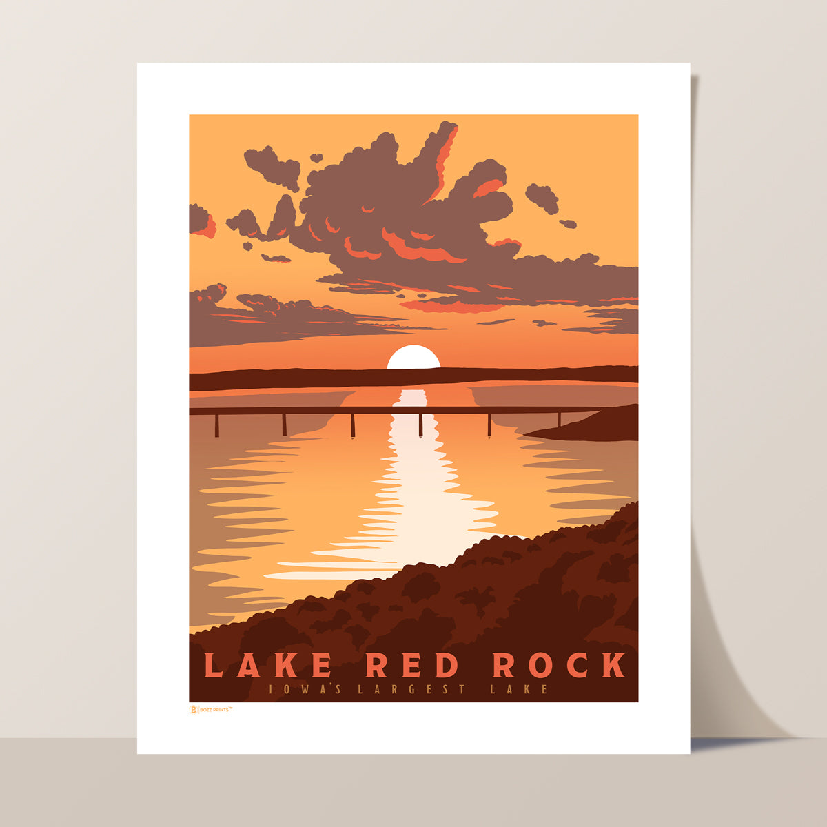 Lake Red Rock Print