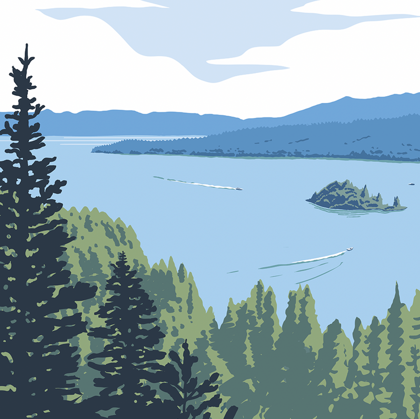 Lake Tahoe Emerald Bay Print