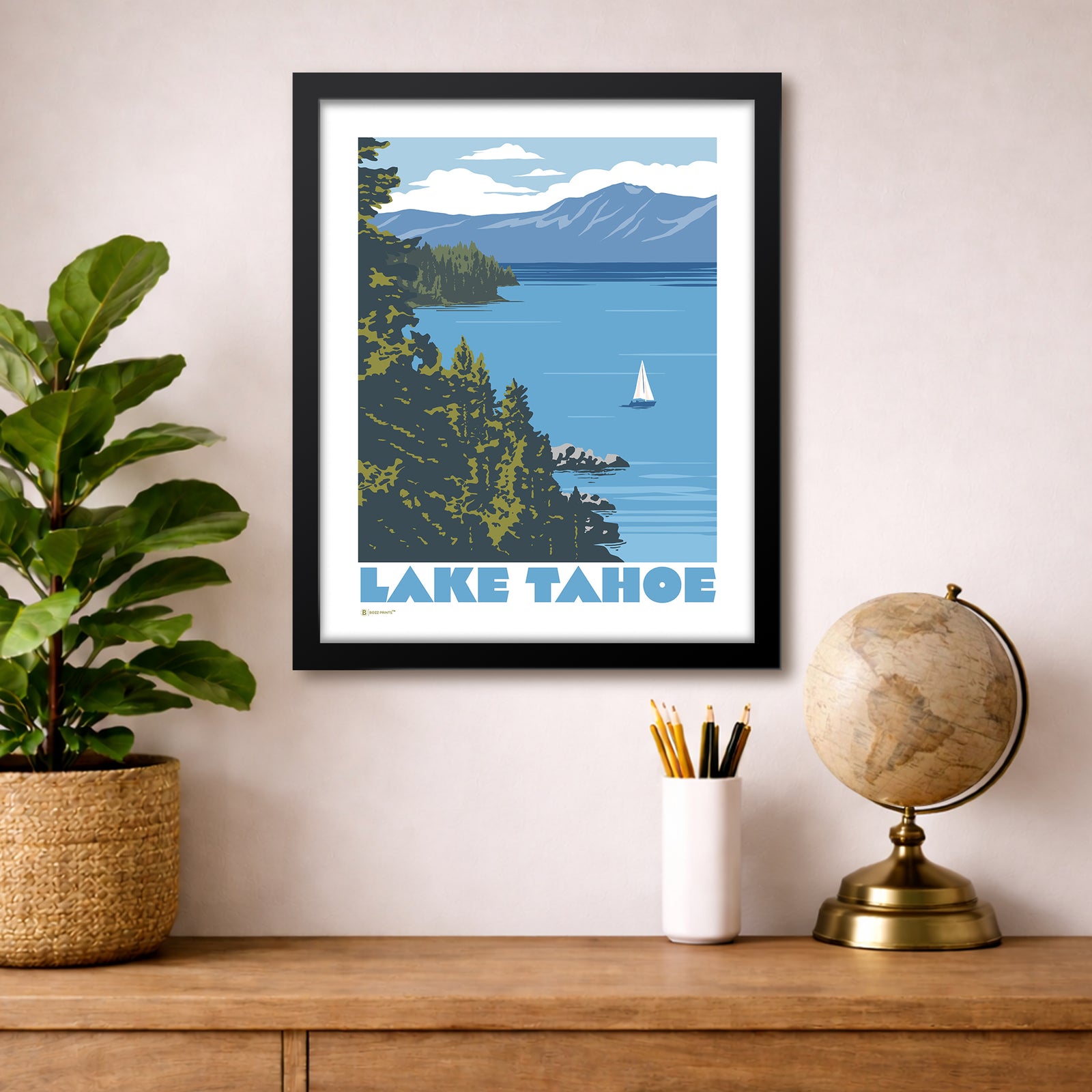 Lake Tahoe Sailing Print