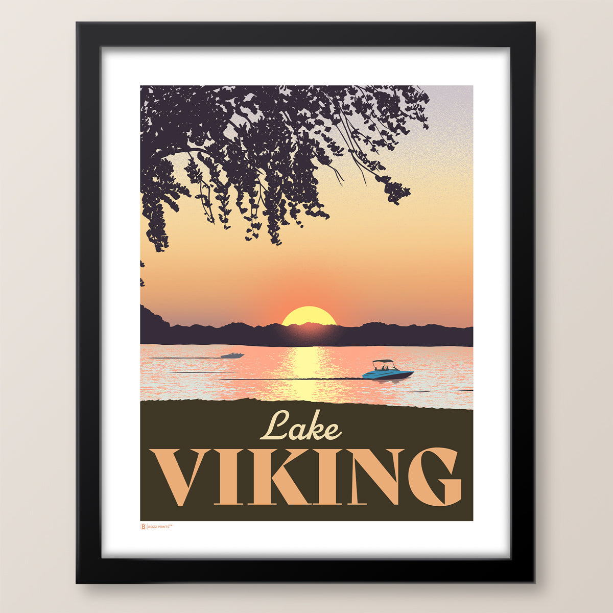 Lake Viking Print