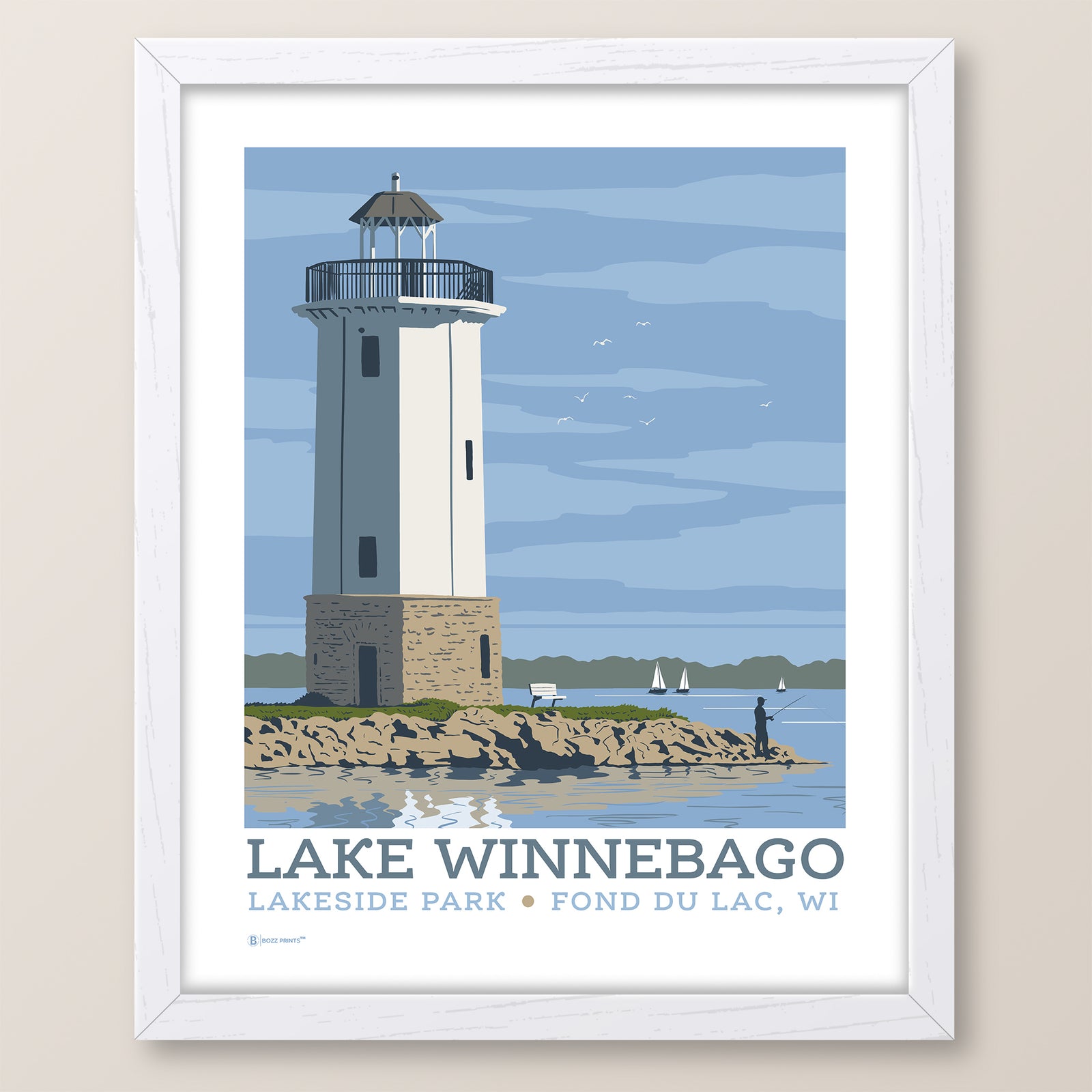 Lake Winnebago Lakeside Park Print