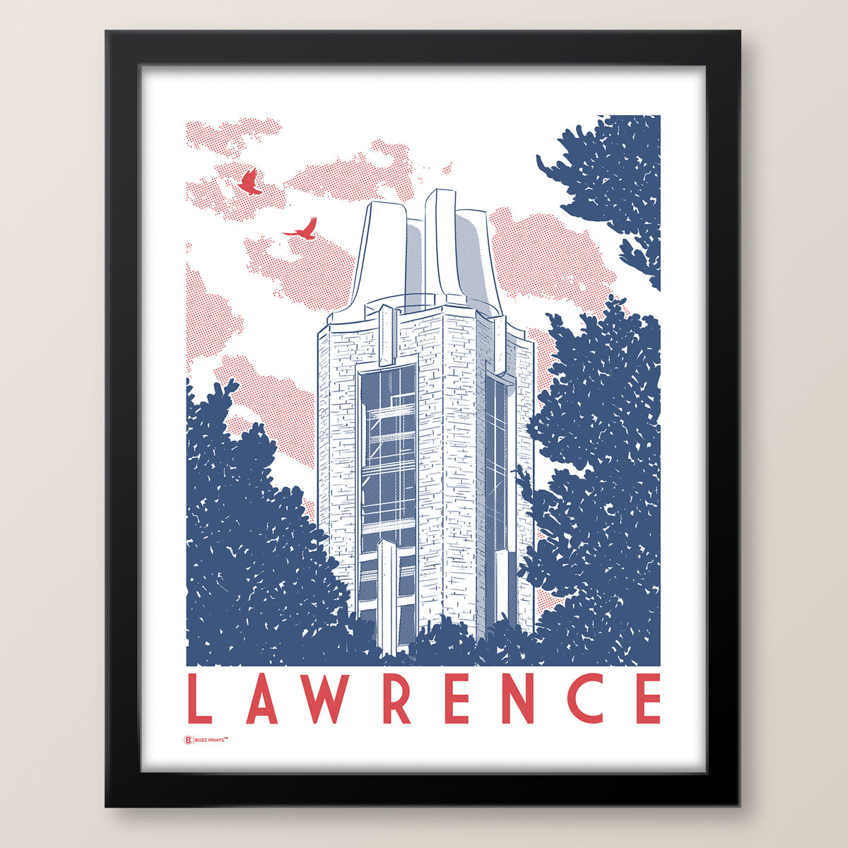 Lawrence Campanile Print