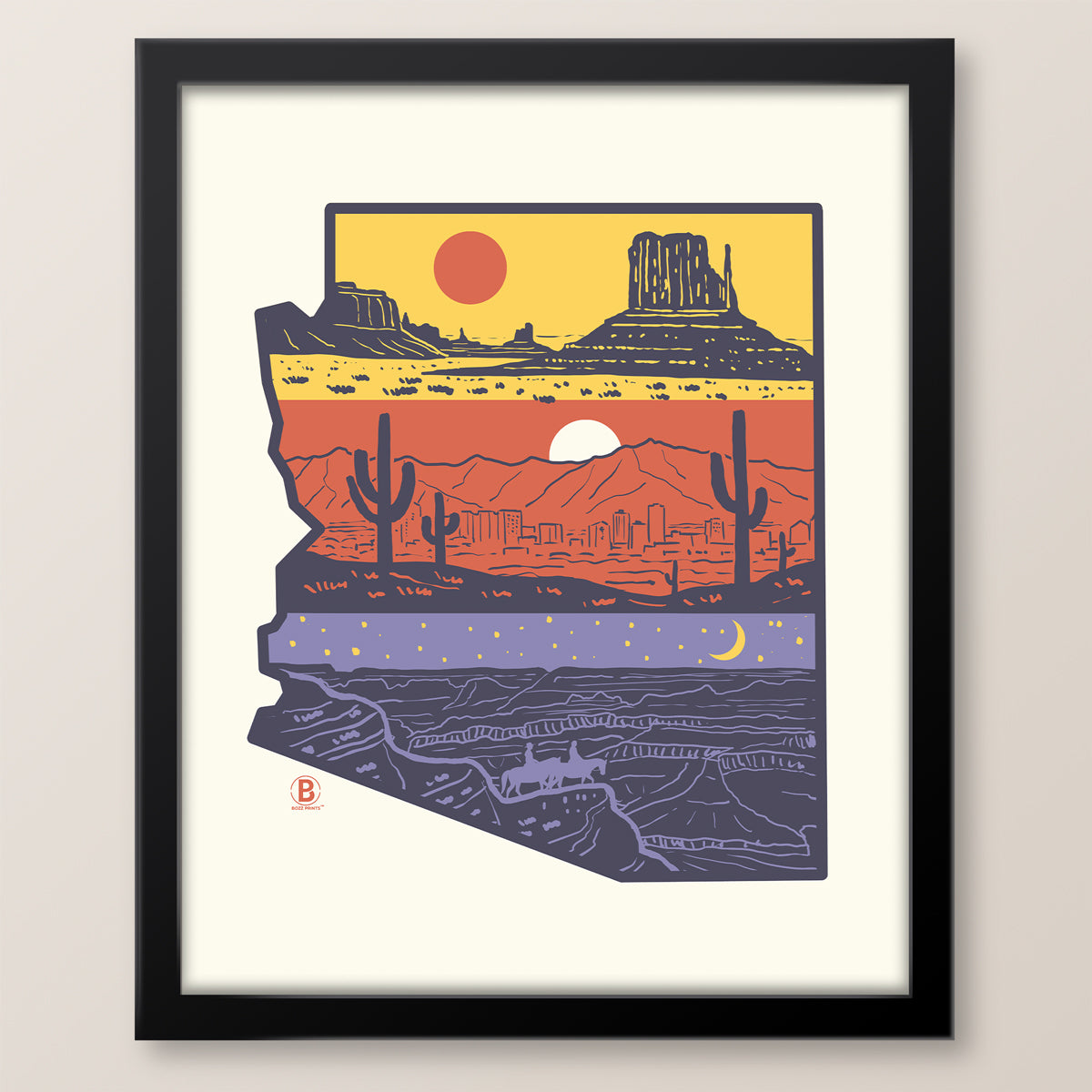 Layers of Arizona Print
