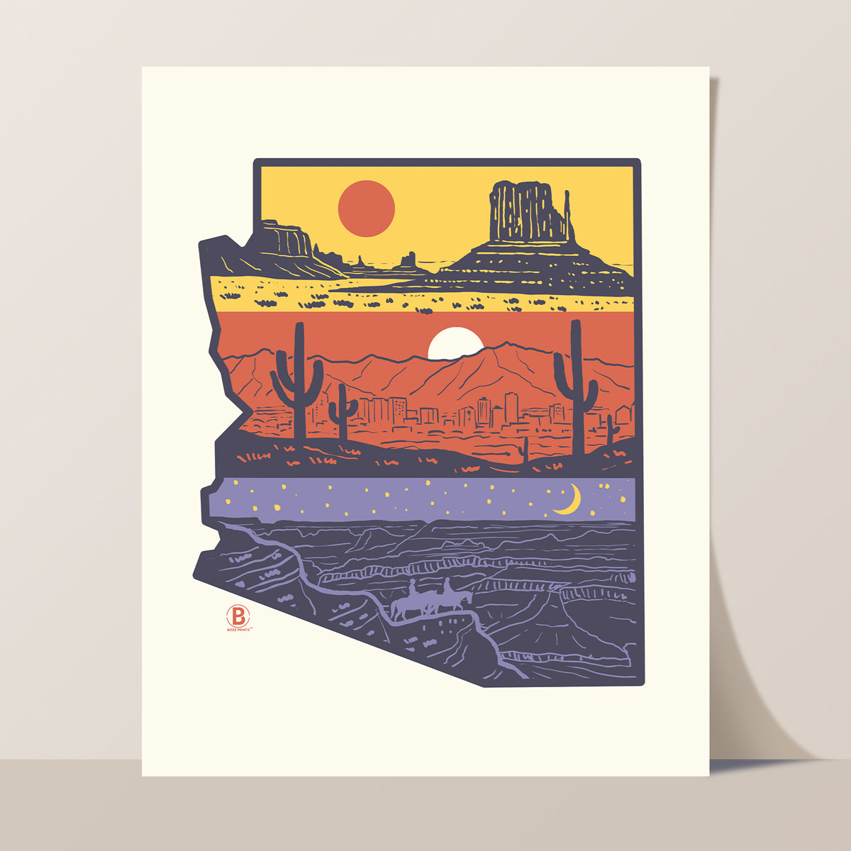 Layers of Arizona Print