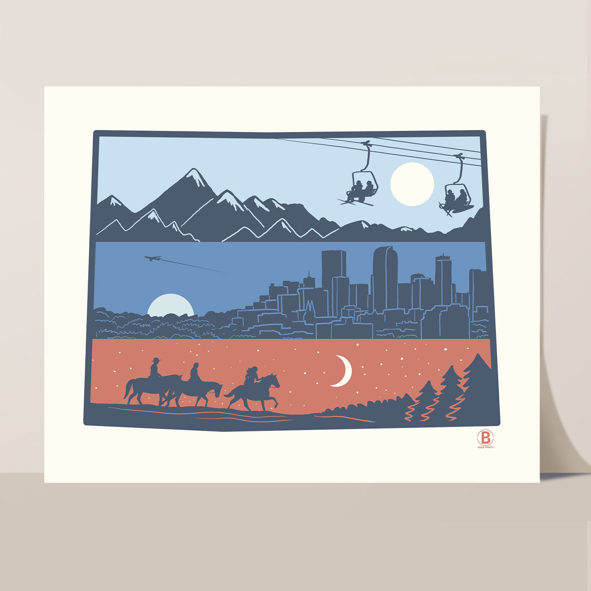 Layers of Colorado Print