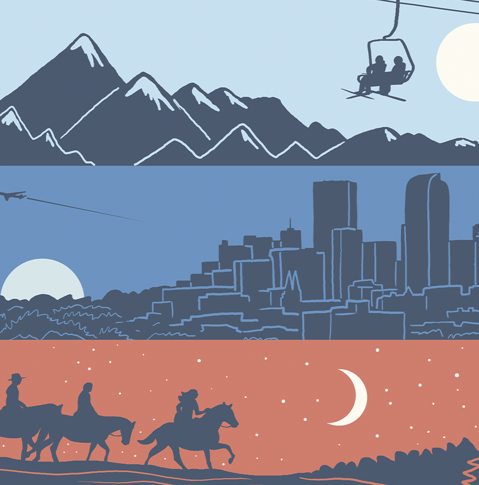 Layers of Colorado Print