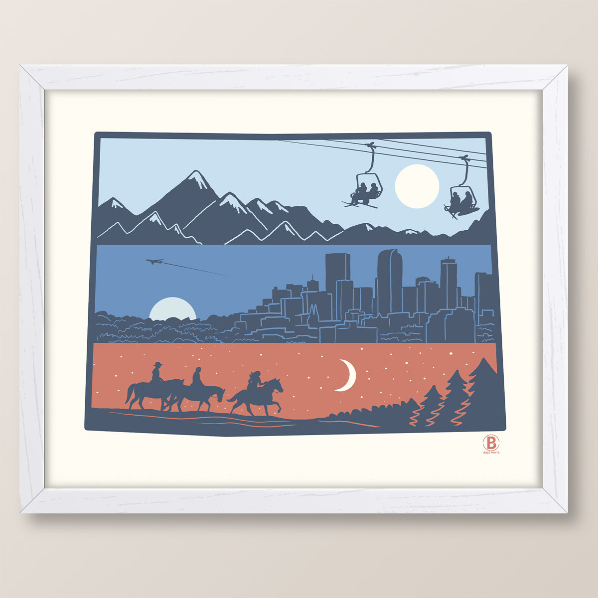 Layers of Colorado Print