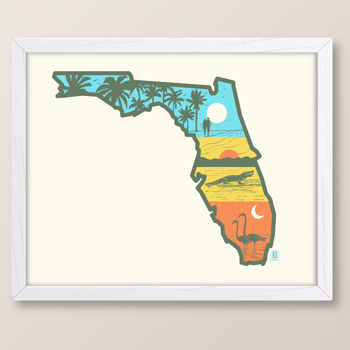 Layers of Florida Print