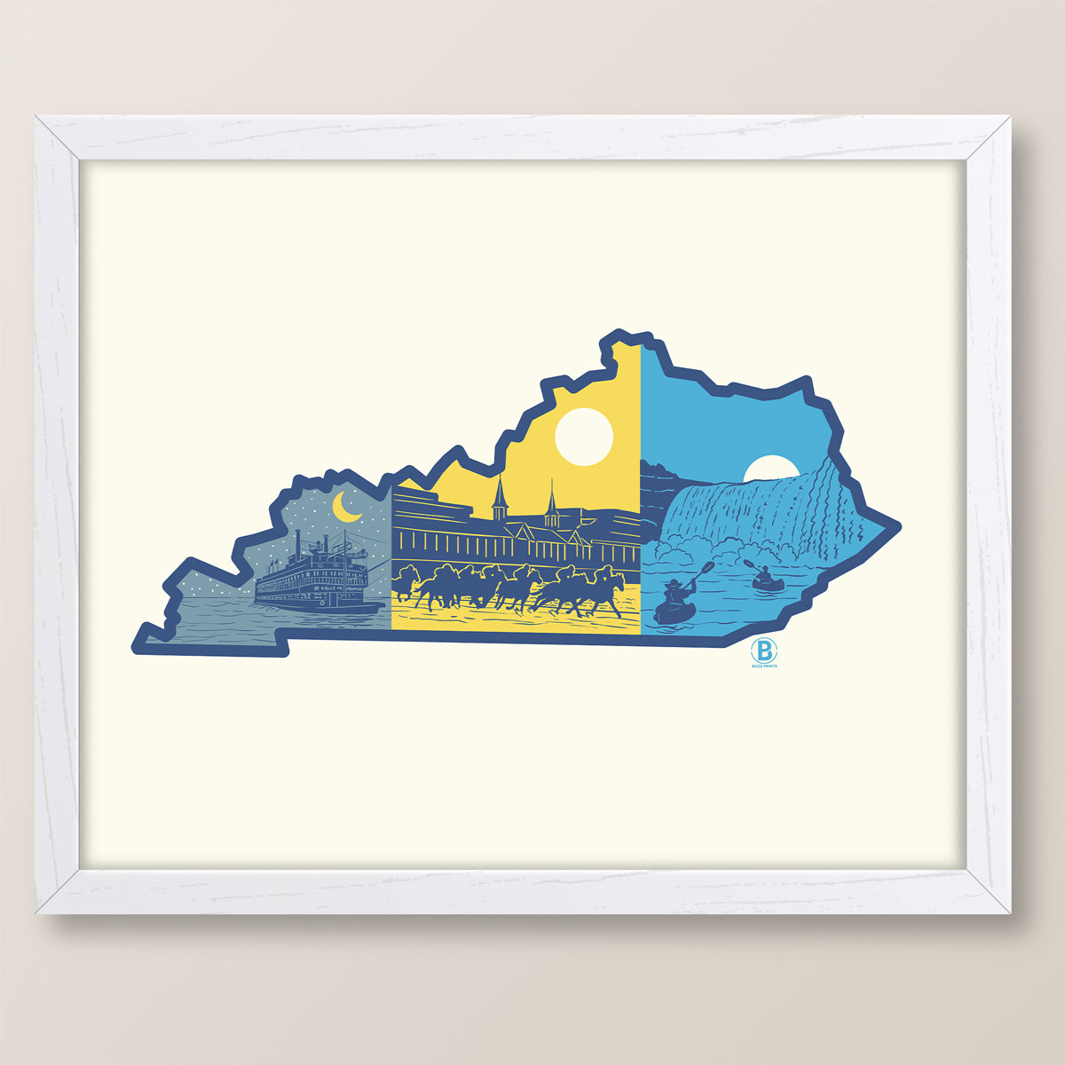 Layers of Kentucky Print