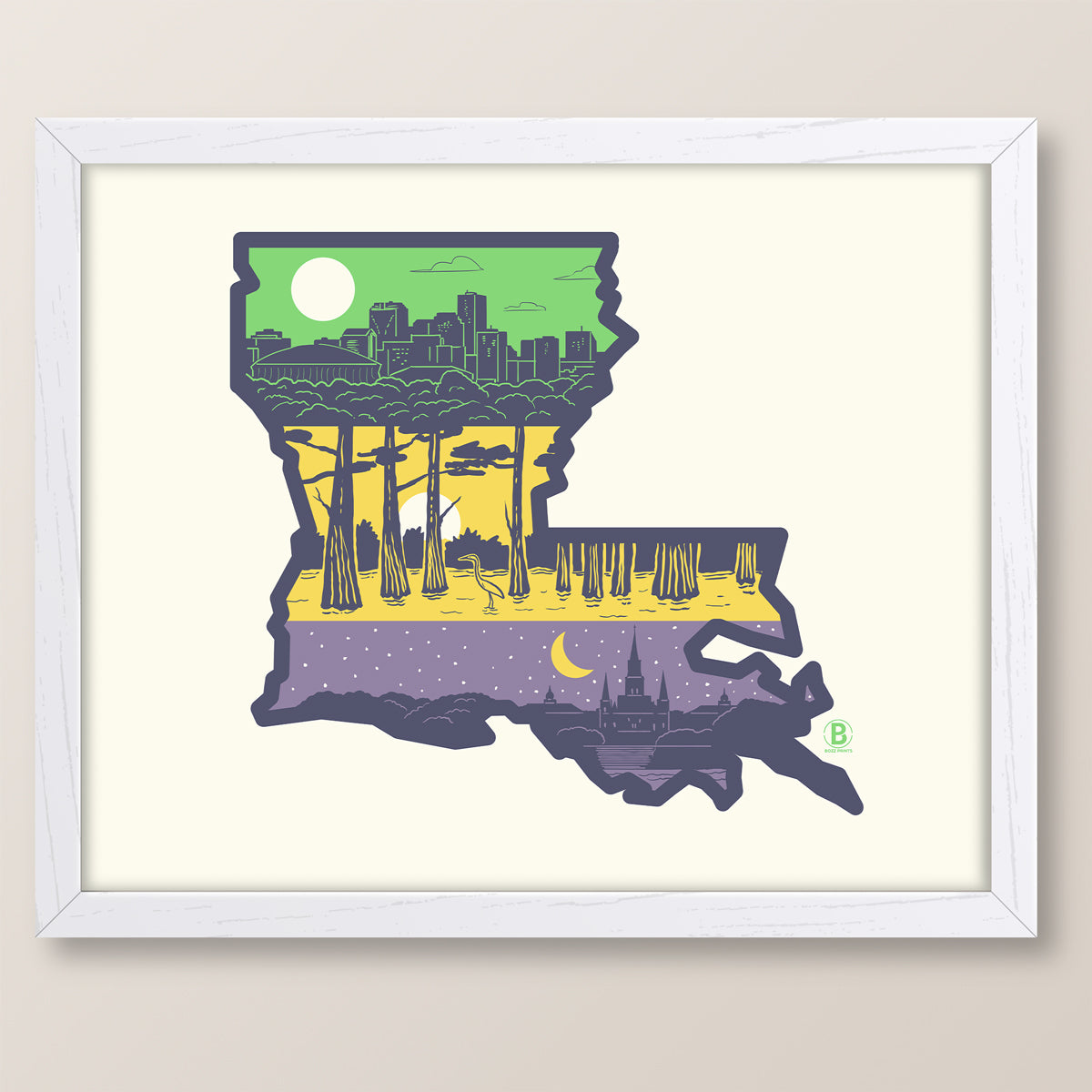 Layers of Louisiana Print
