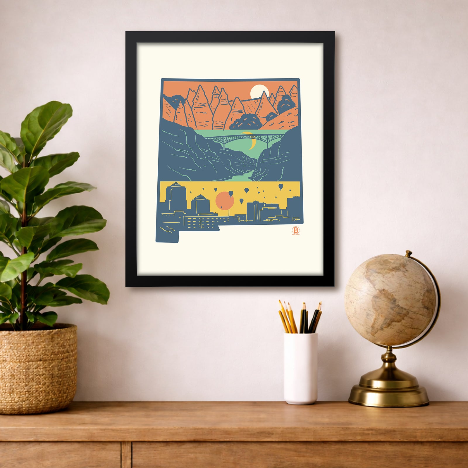 Layers of New Mexico Print