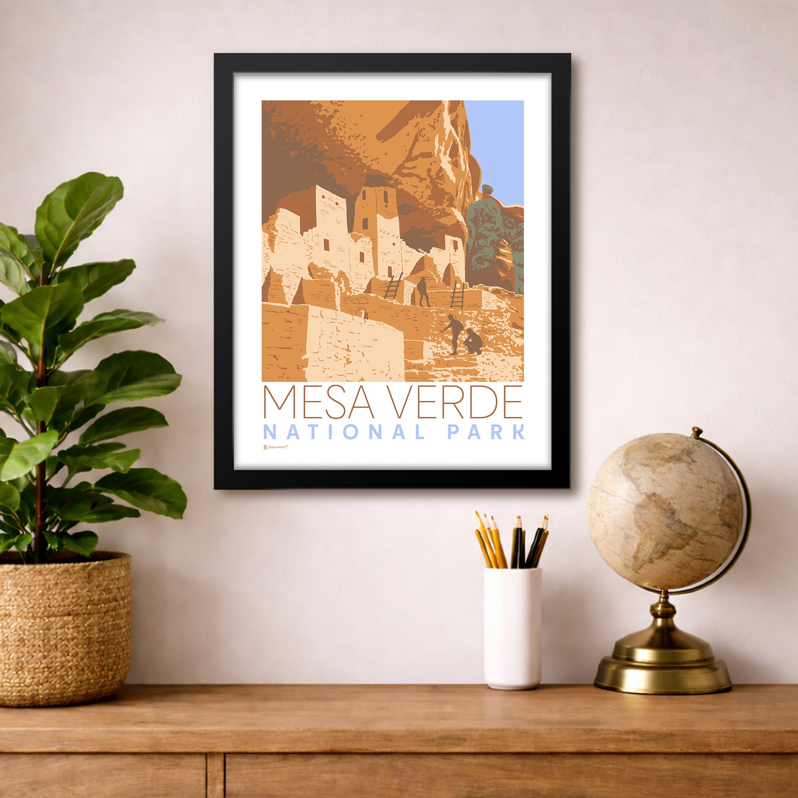 Mesa Verde National Park Cliff Dwellings Print