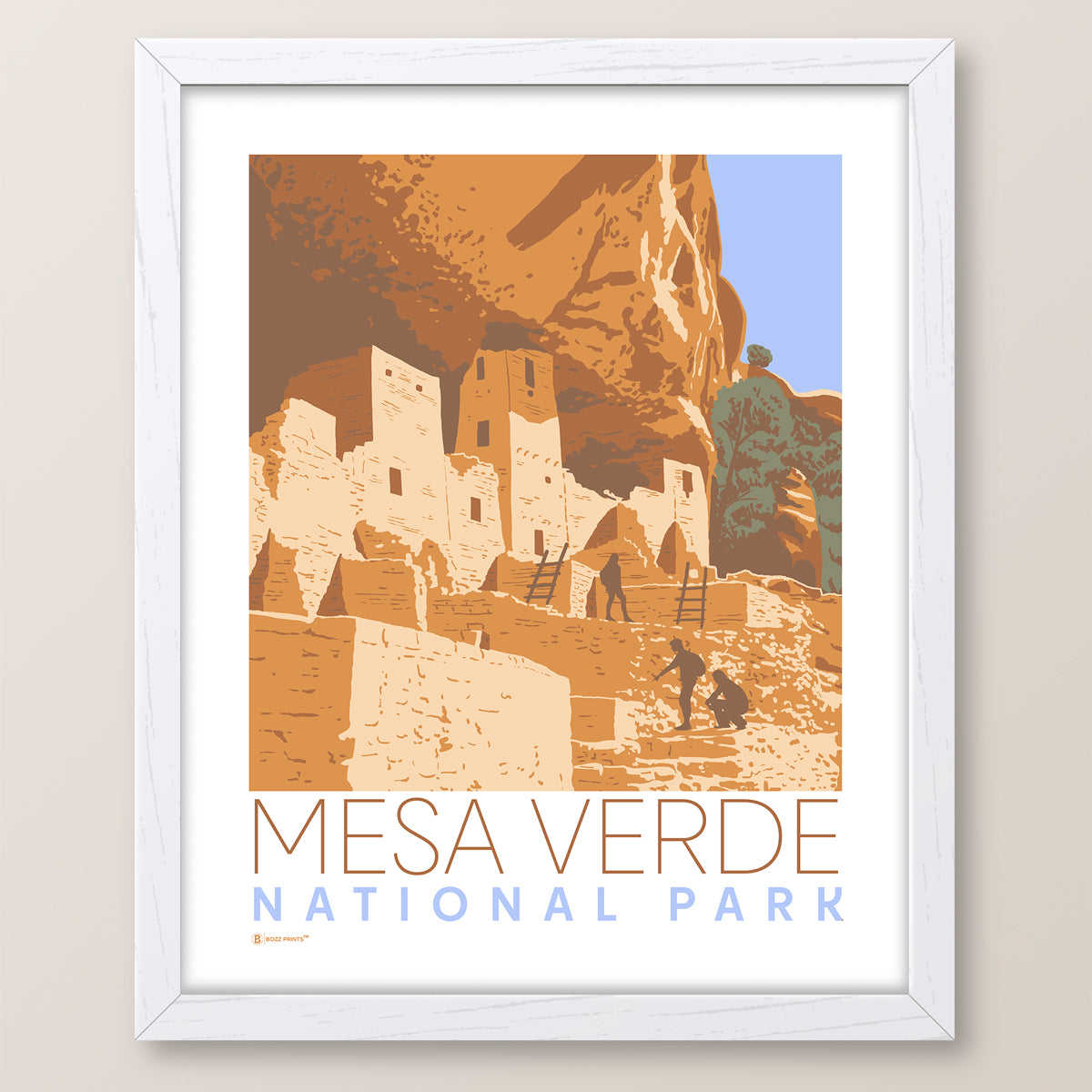 Mesa Verde National Park Cliff Dwellings Print