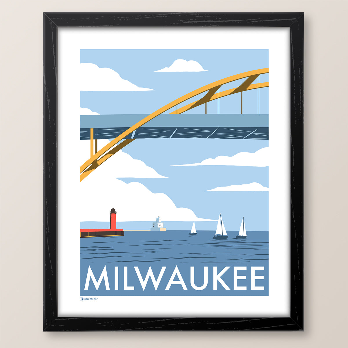 Milwaukee Hoan Bridge Print