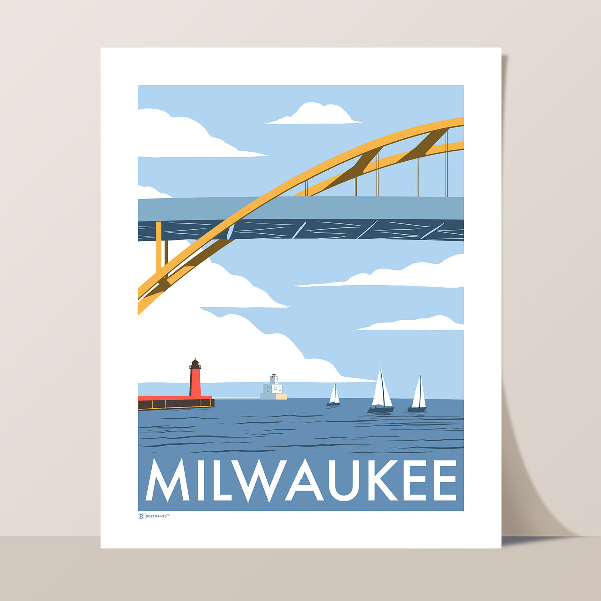 Milwaukee Hoan Bridge Print