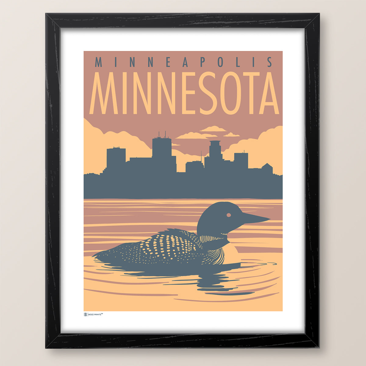 Minneapolis Bde Maka Ska Print