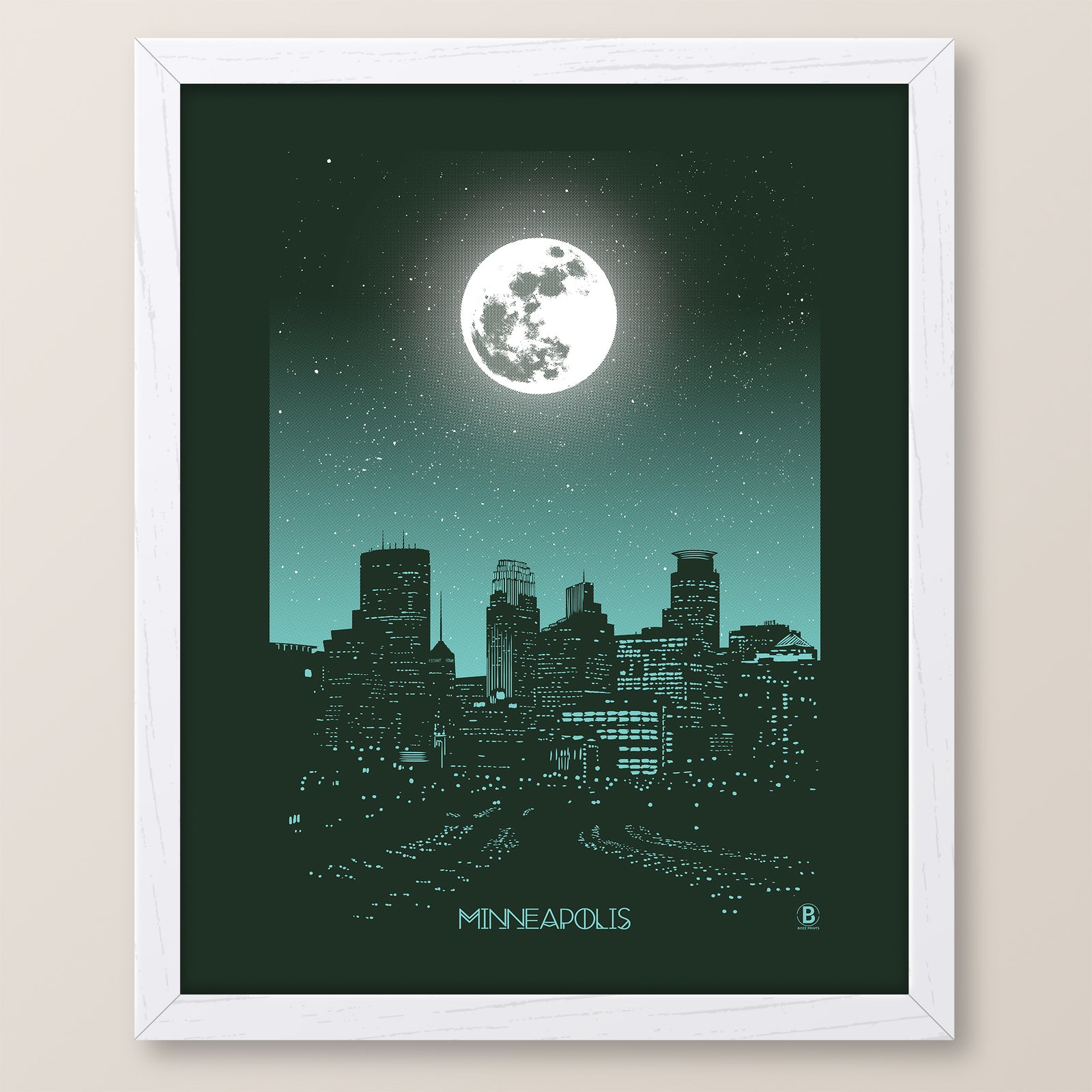 Minneapolis Moon Print