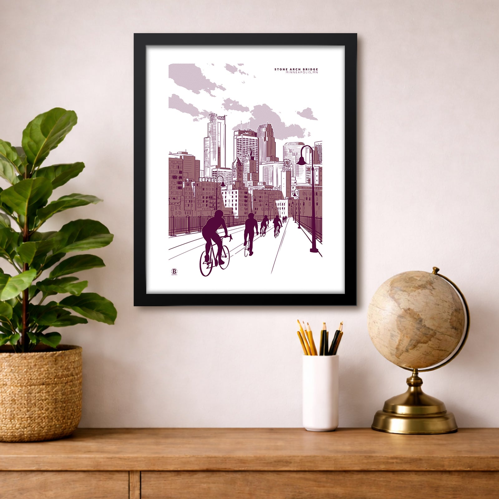 Minneapolis Stone Arch Bridge Print