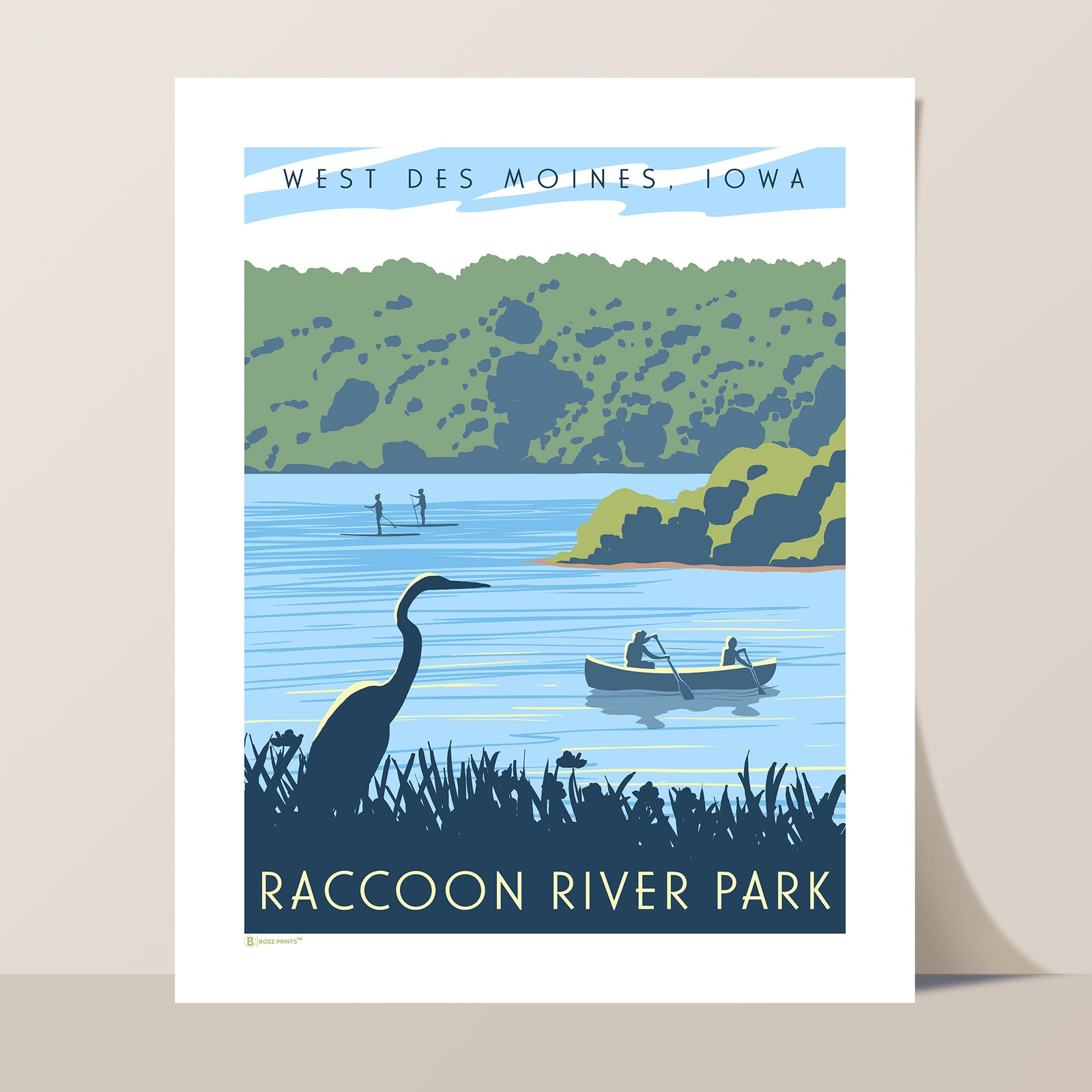 Raccoon River Park - West Des Moines Print
