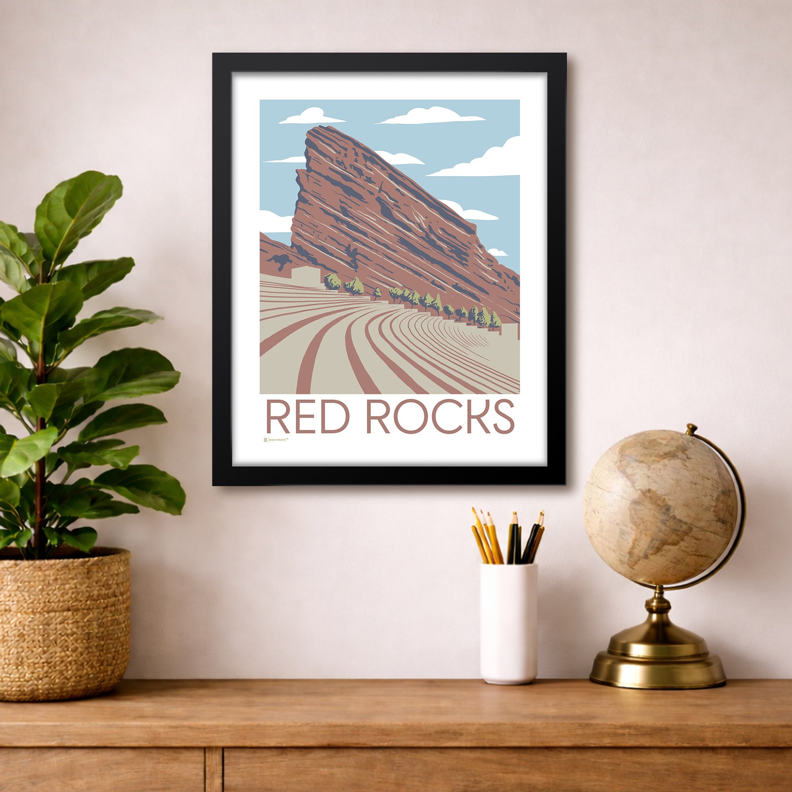 Red Rocks Amphitheater Print